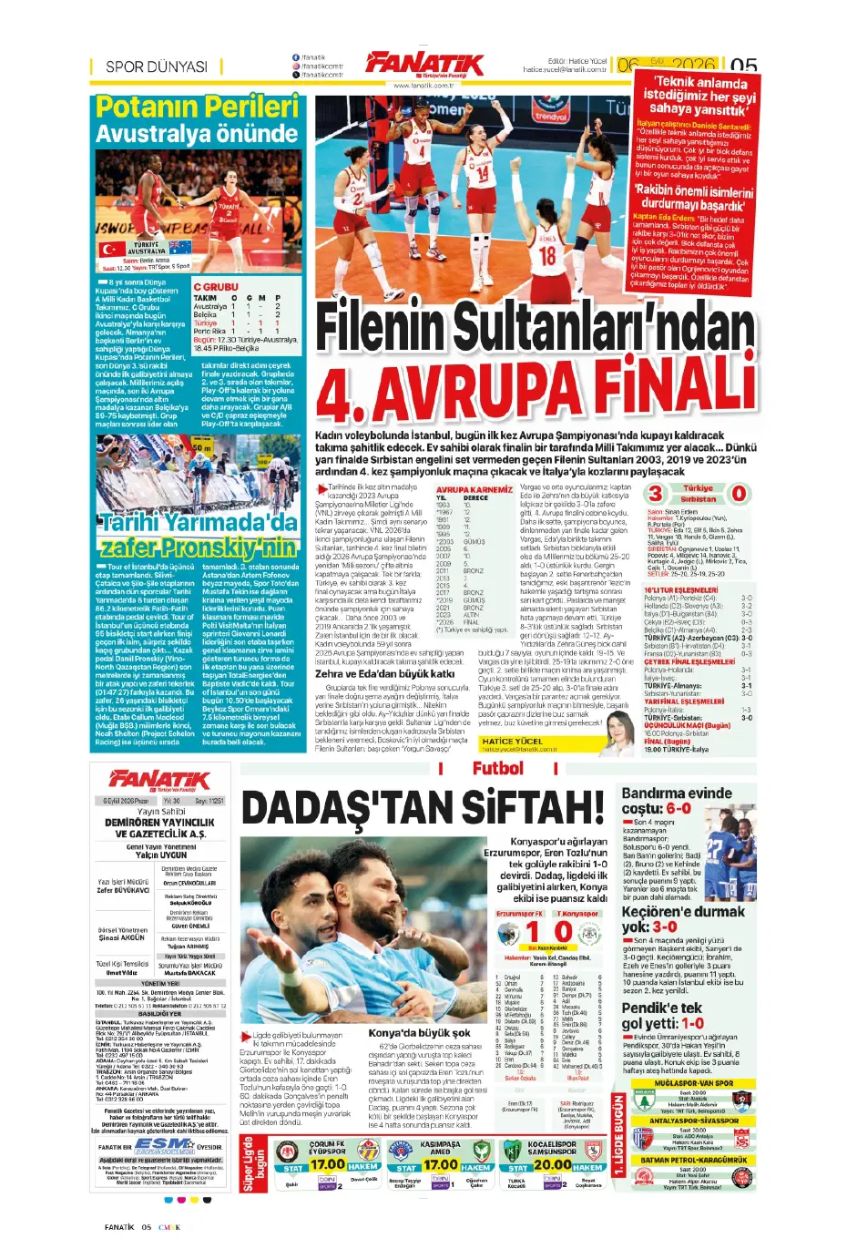 "Kadıköy'ün kralı Kartal" | Sporun manşetleri - 17 "Kadıköy'ün kralı Kartal" | Sporun manşetleri - 17