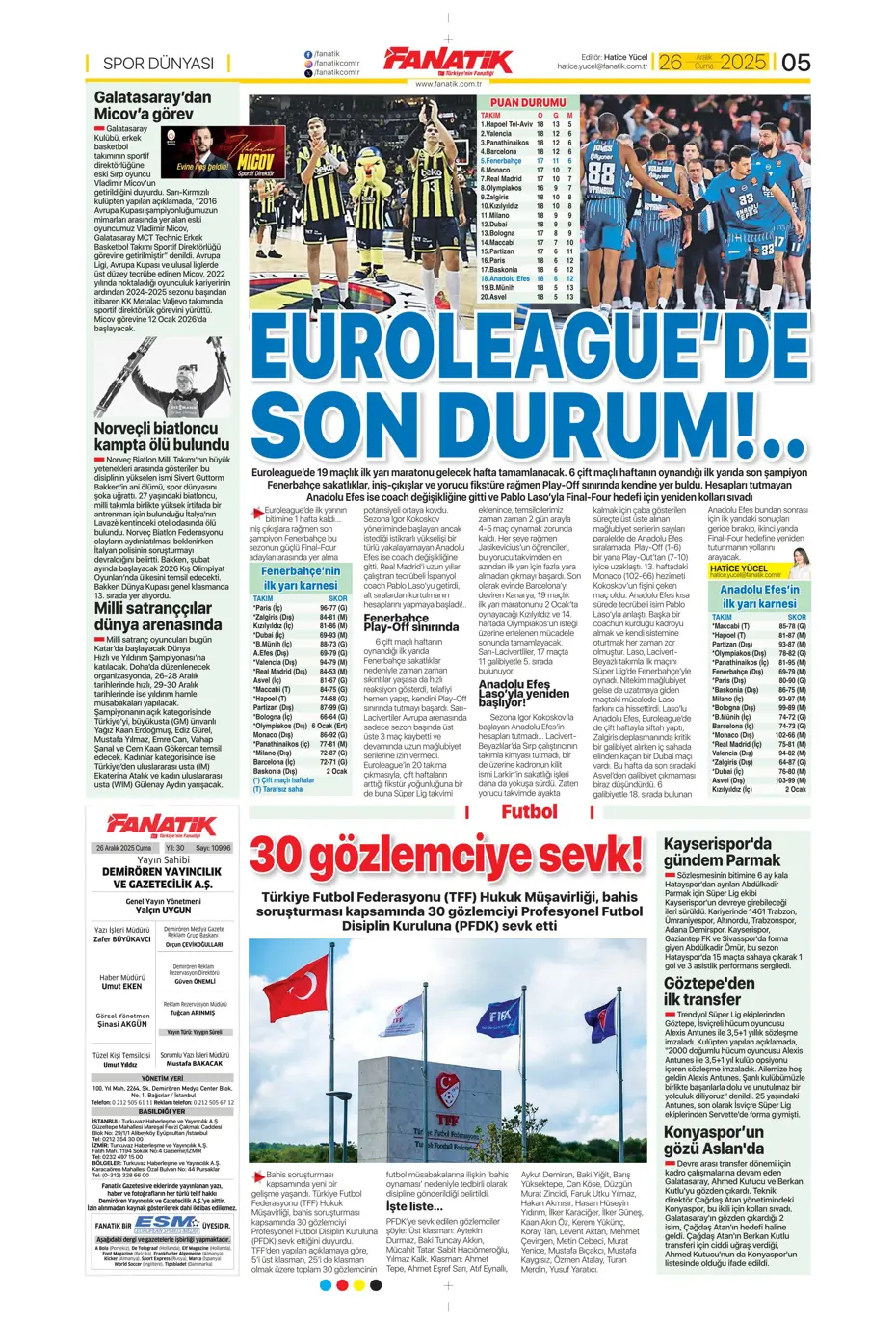 "Kerem Aktürkoğlu'na beklenmedik talip çıktı" | Sporun manşetleri - 30