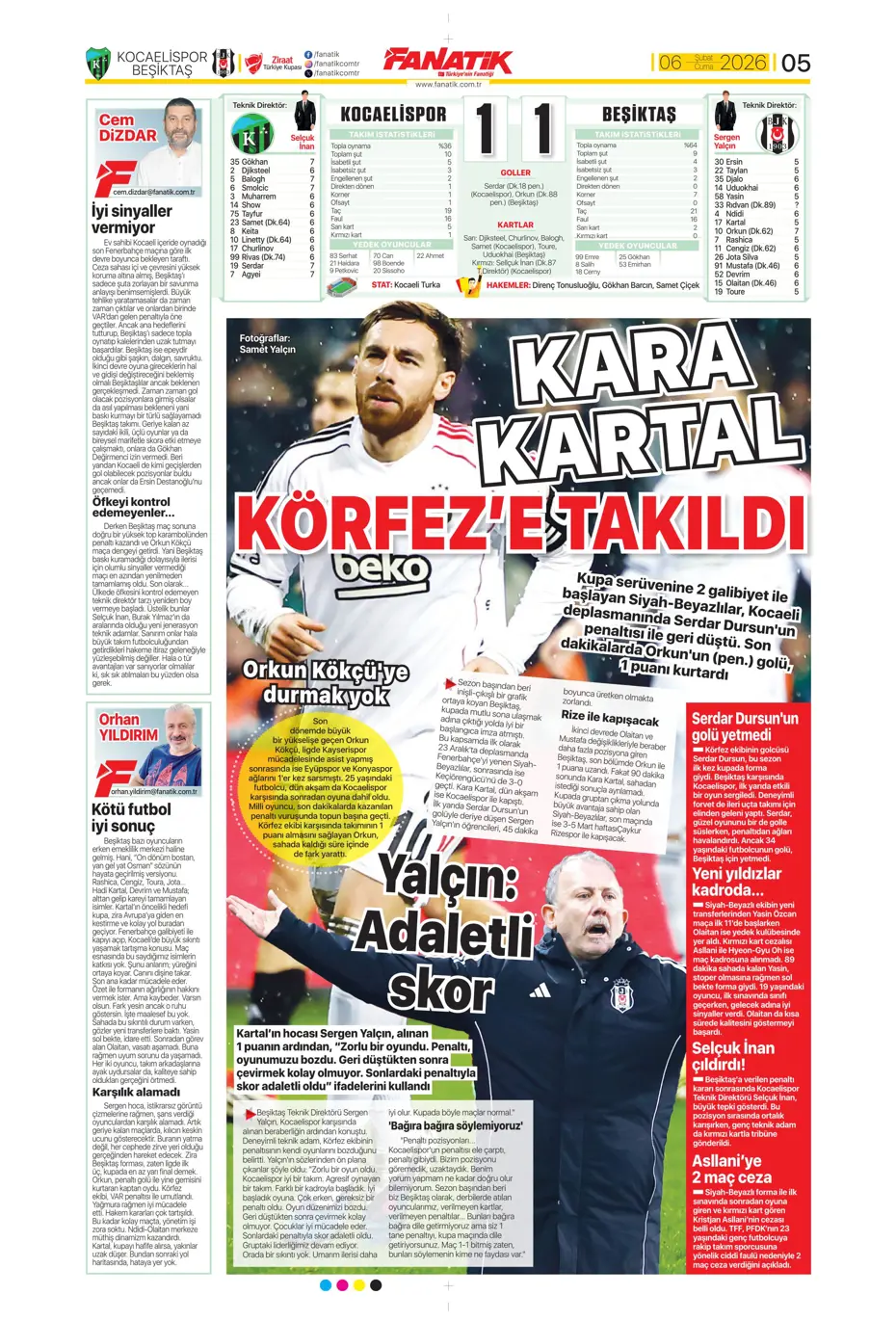 "Transferin son günü Aral Şimşir bombası" | Sporun manşetleri - 34 "Transferin son günü Aral Şimşir bombası" | Sporun manşetleri - 34