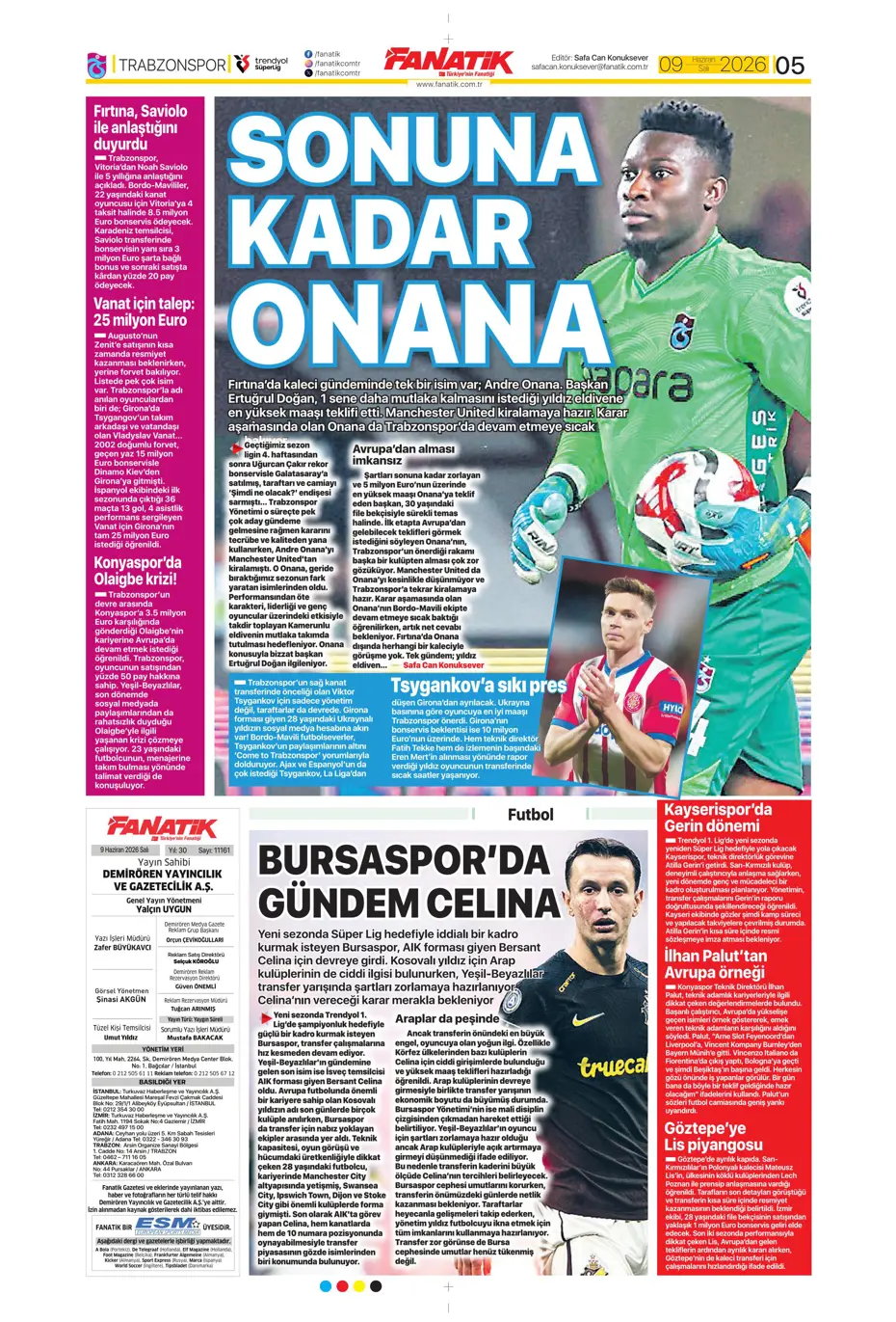 Aziz Yıldırım sonrası ilk ayrılık için İstanbul'a geliyorlar | Sporun manşetleri - 18 Aziz Yıldırım sonrası ilk ayrılık için İstanbul'a geliyorlar | Sporun manşetleri - 18