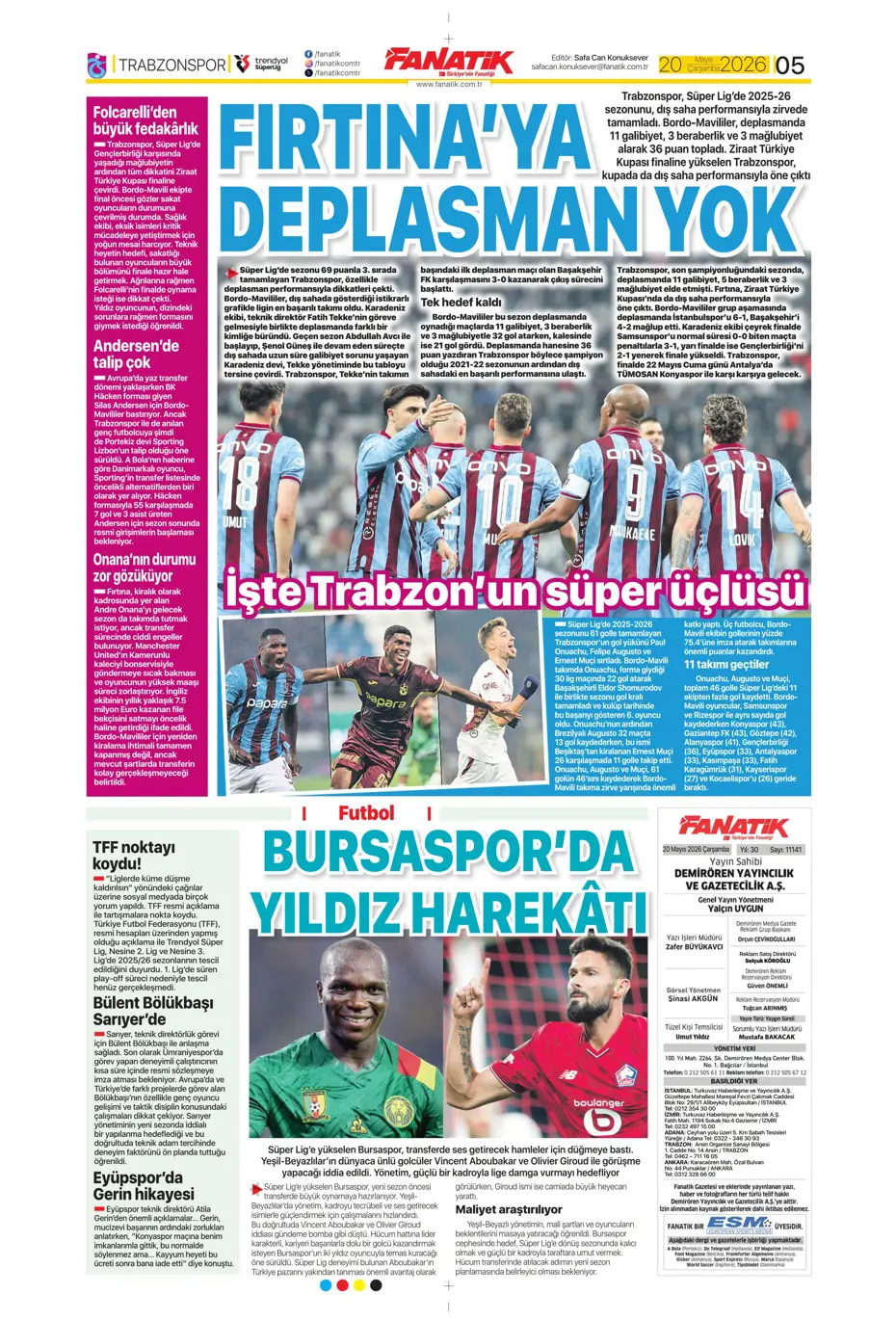 Conte yanında dünyaca ünlü yıldızı da Fenerbahçe'ye getiriyor | Sporun manşetleri - 31