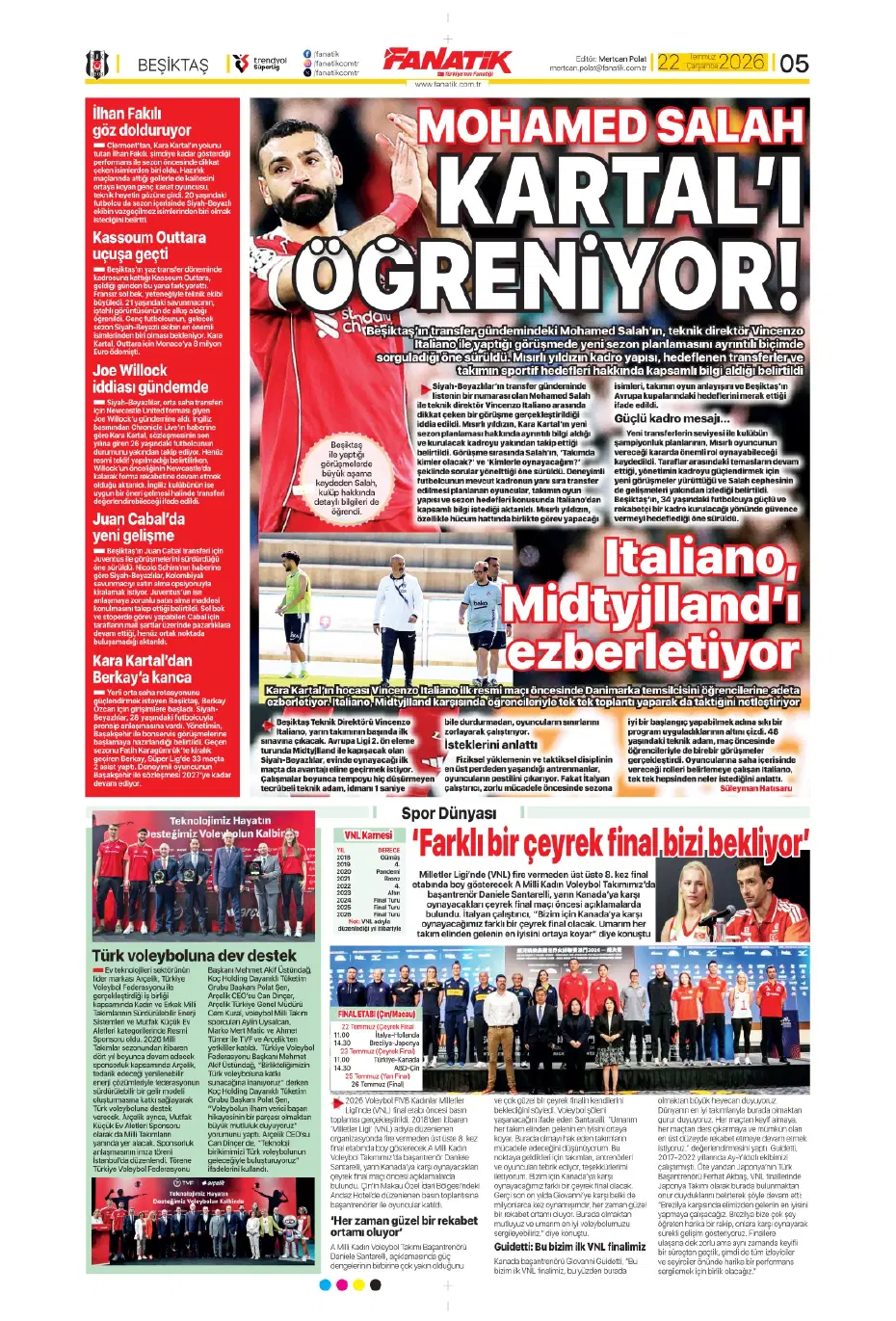 Ollie Watkins Fenerbahçe'ye geliyor | Sporun manşetleri - 10 Ollie Watkins Fenerbahçe'ye geliyor | Sporun manşetleri - 10