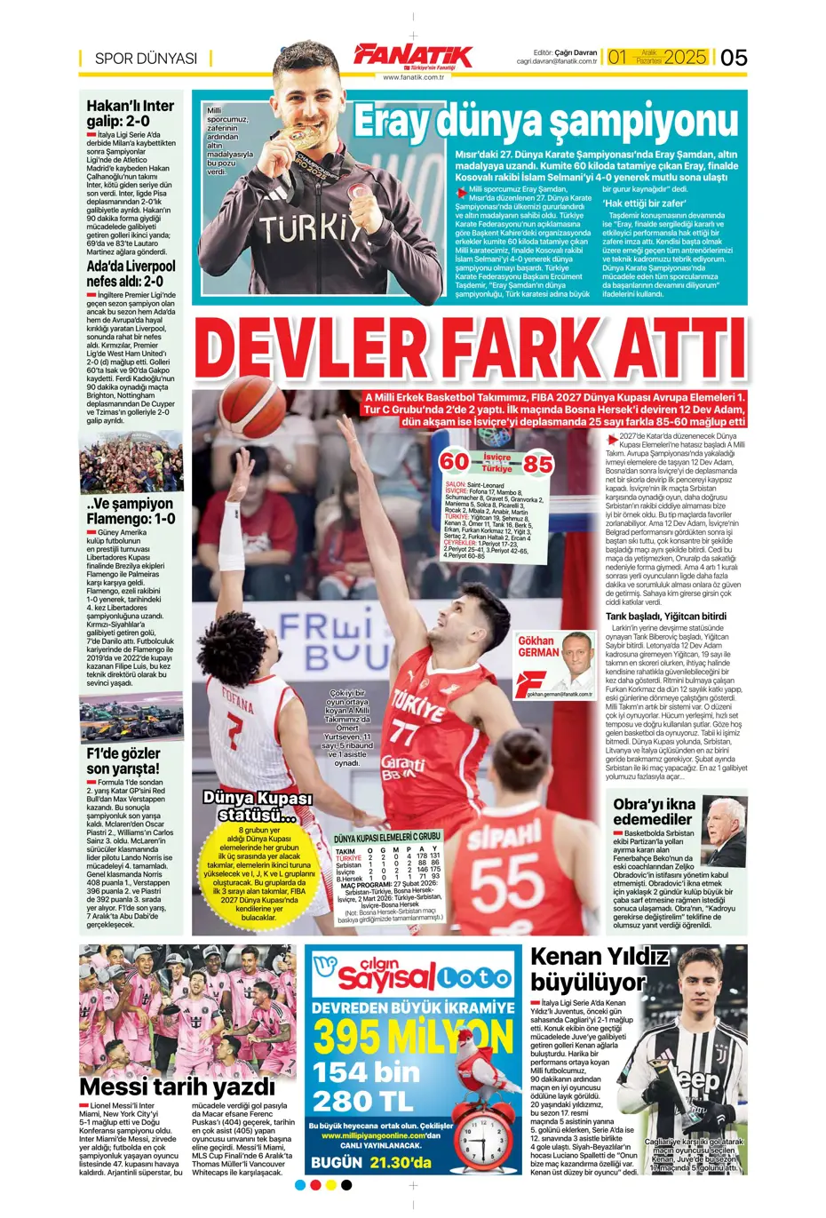 "Kadıköy'de 30 milyarlık dev buluşma" | Sporun manşetleri - 31
