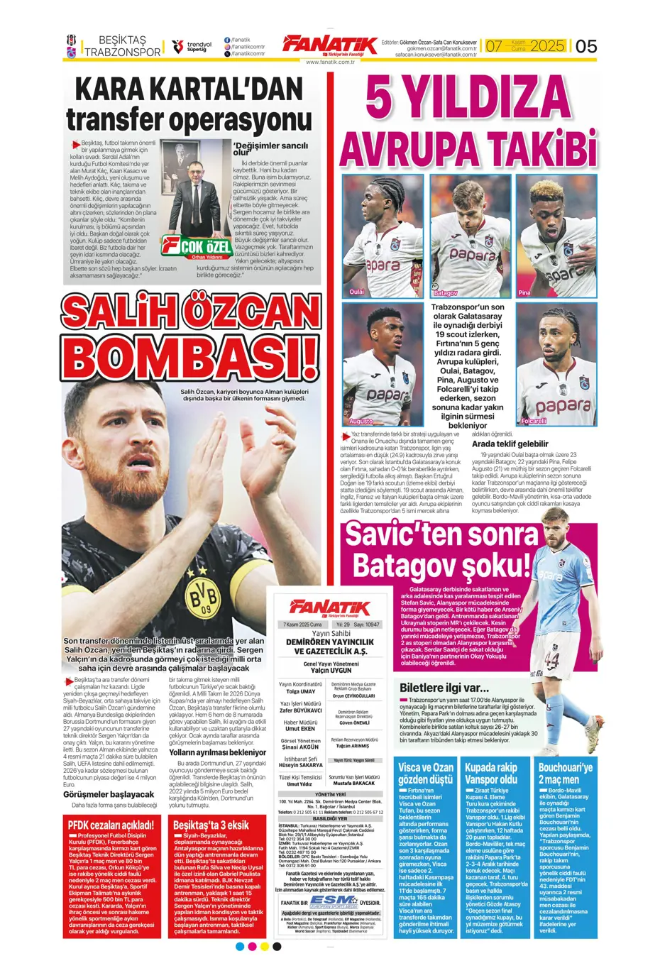 "Hakem Fenerbahçe'nin 2 puanını çaldı" | Sporun manşetleri - 29