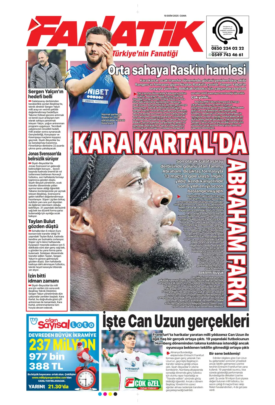 "Sadettin Saran ilk transferini milli yıldızla yapıyor" | Sporun manşetleri - 26