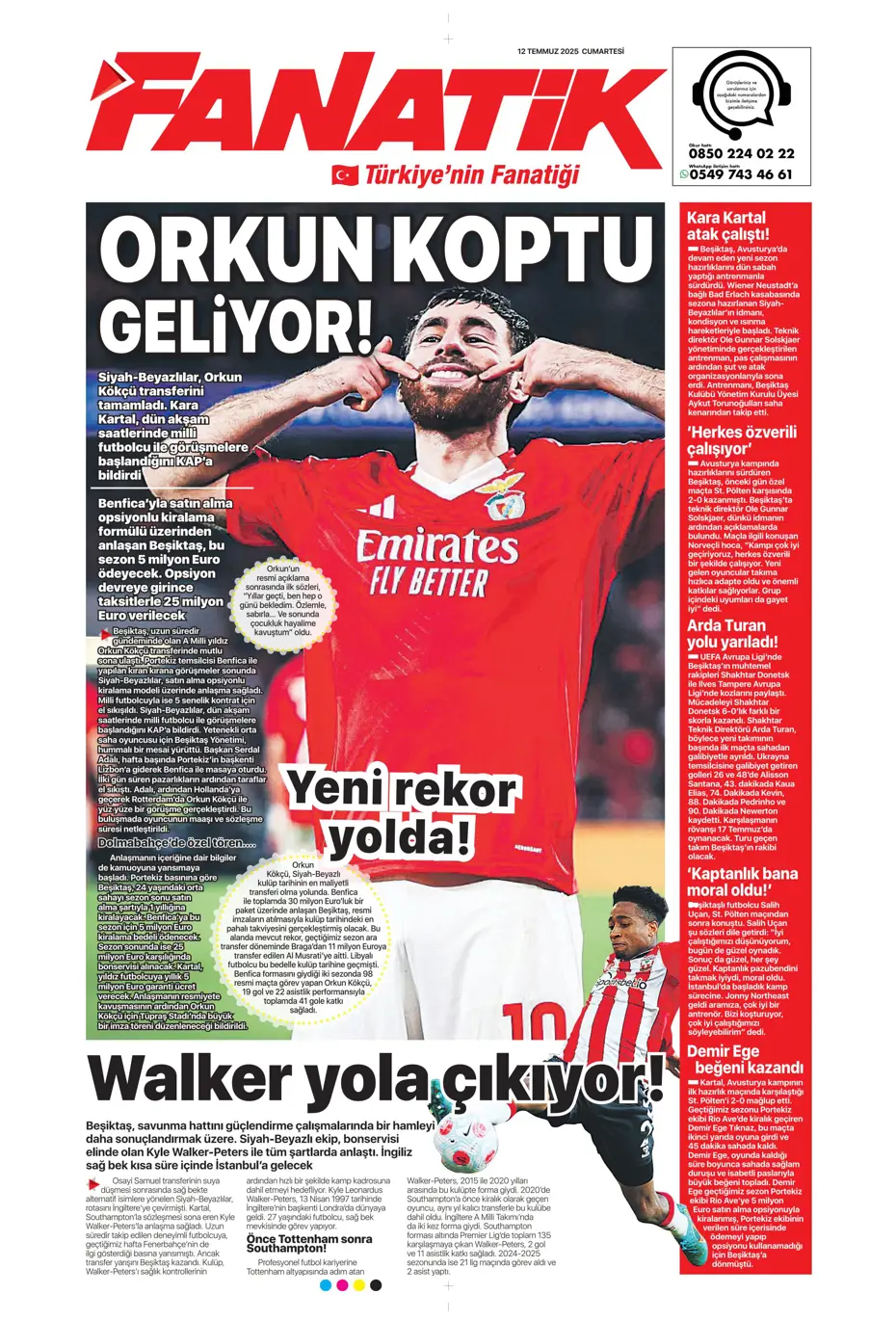"Asensio ve Skriniar birlikte geliyor" | Sporun manşetleri - 25