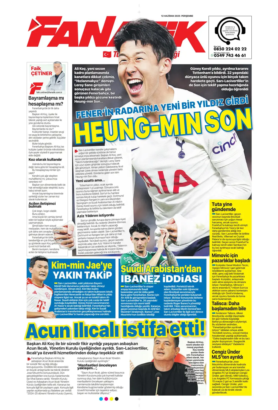 "Osimhen'in yerine En-Nesyri" | Sporun manşetleri - 26