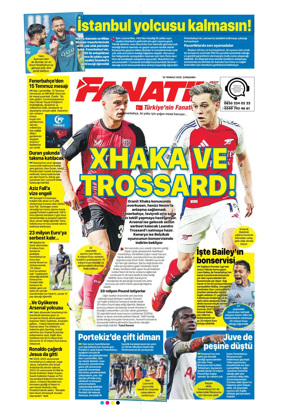 "Sofyan Amrabat'tan şok eden tavır" | Sporun manşetleri - 25