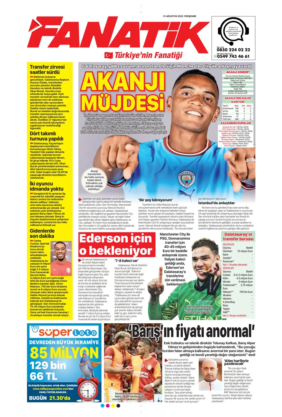 "Benfica'yı Kadıköy'de salladık ama yıkamadık" | Sporun manşetleri - 27