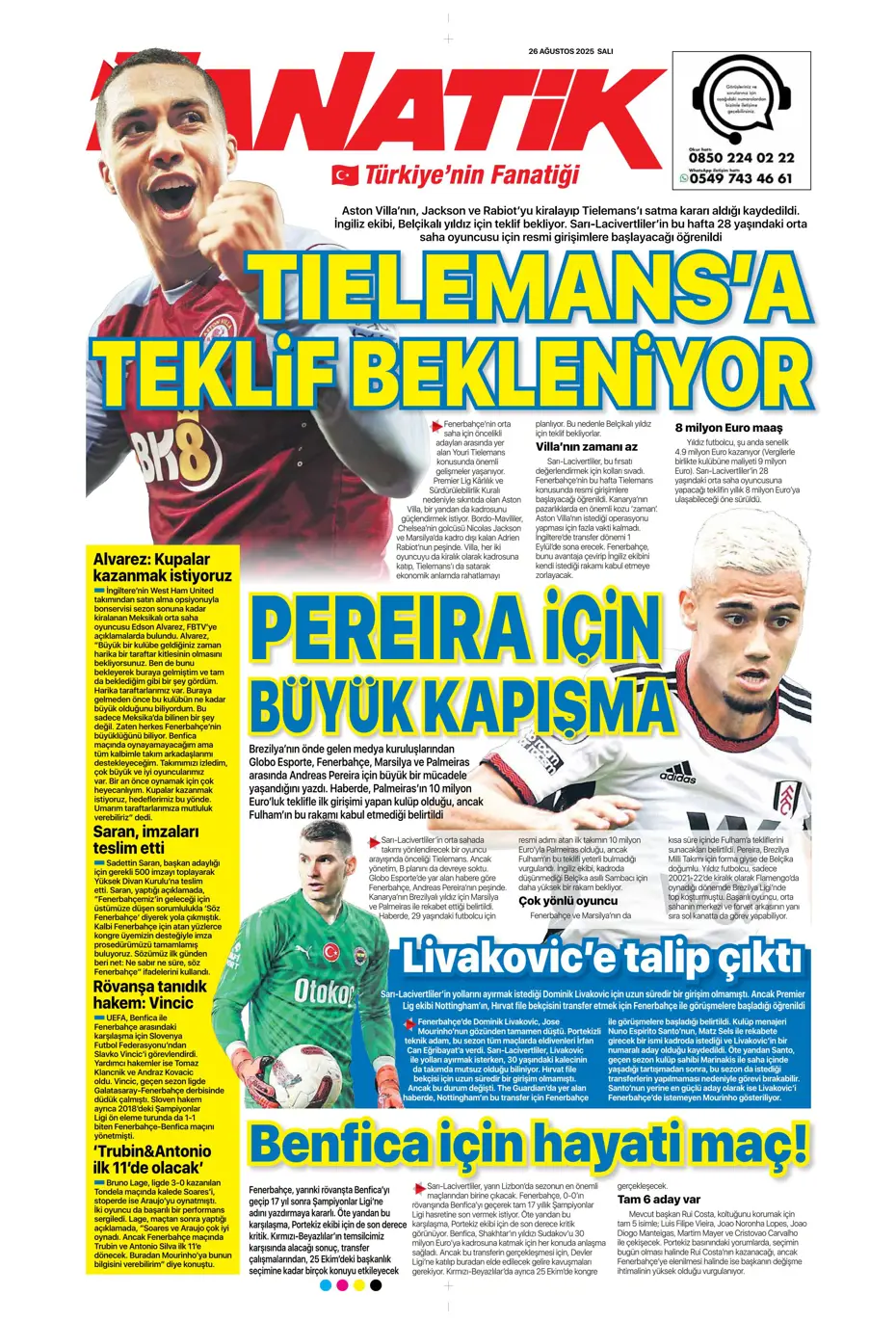 "Fenerbahçe, Zinchenko'yu bitiriyor" | Sporun manşetleri - 29