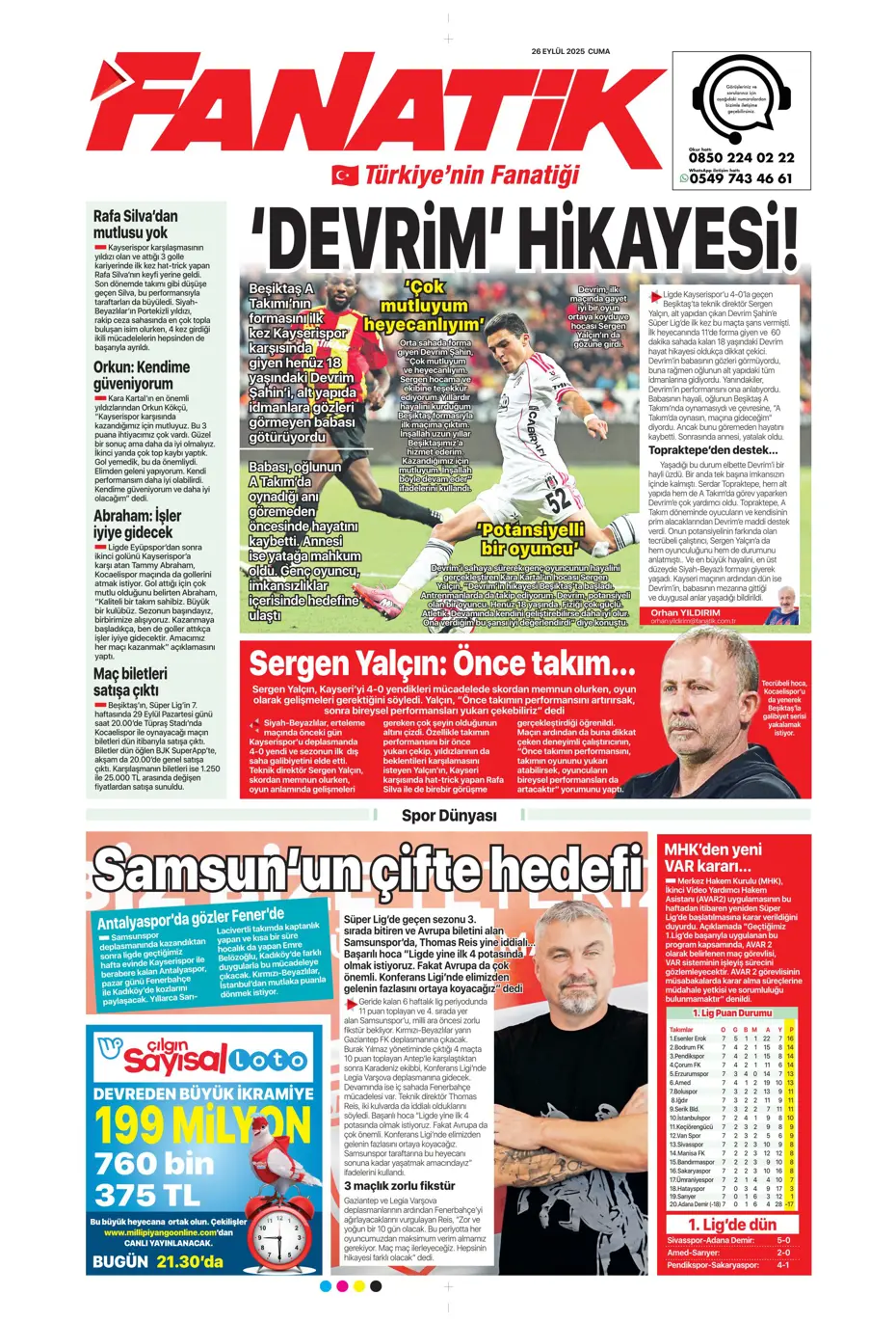 "Volkan Demirel'den Fenerbahçe'ye cevap" | Sporun manşetleri - 27