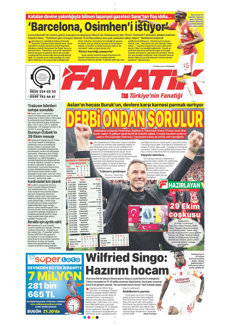 "Talisca teklife "Evet" dedi" | Sporun manşetleri - 26