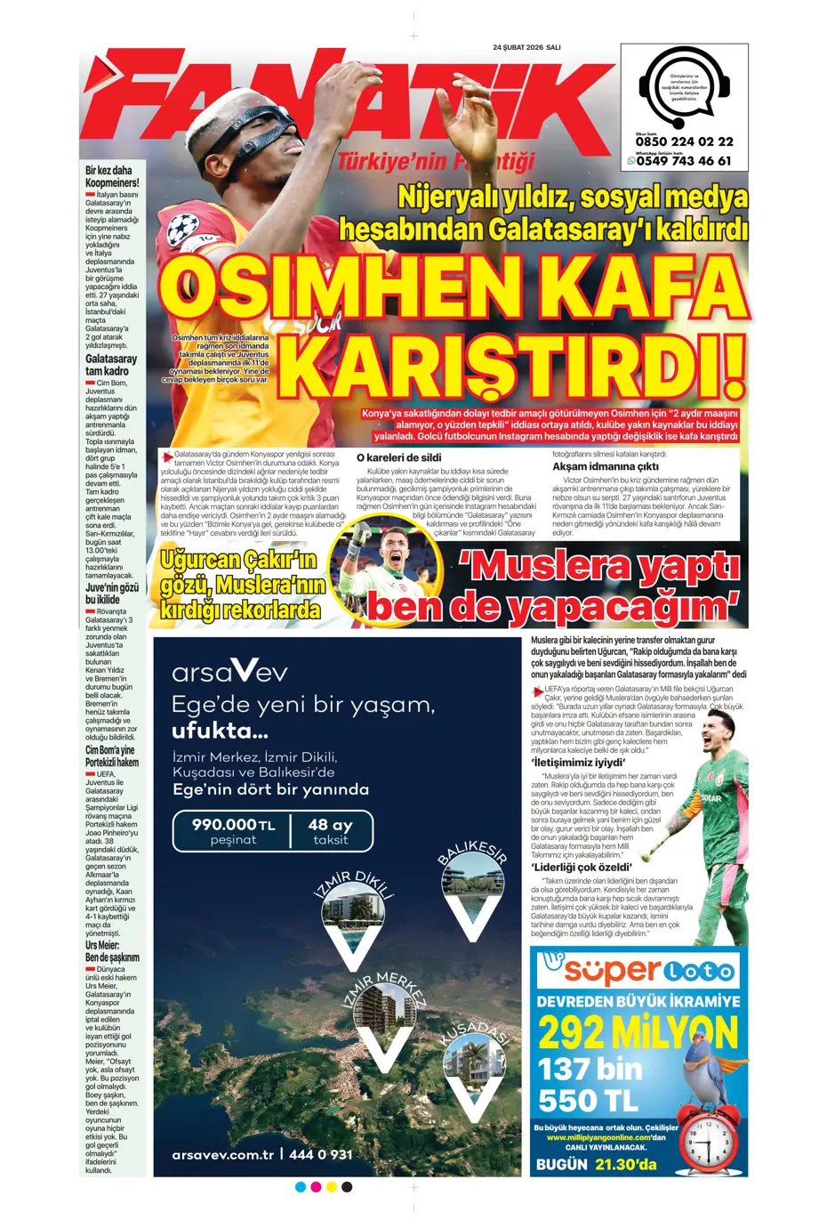 "Okan Buruk'tan bomba karar: Artık Osimhen'siz kalmayacak" | Sporun manşetleri - 34