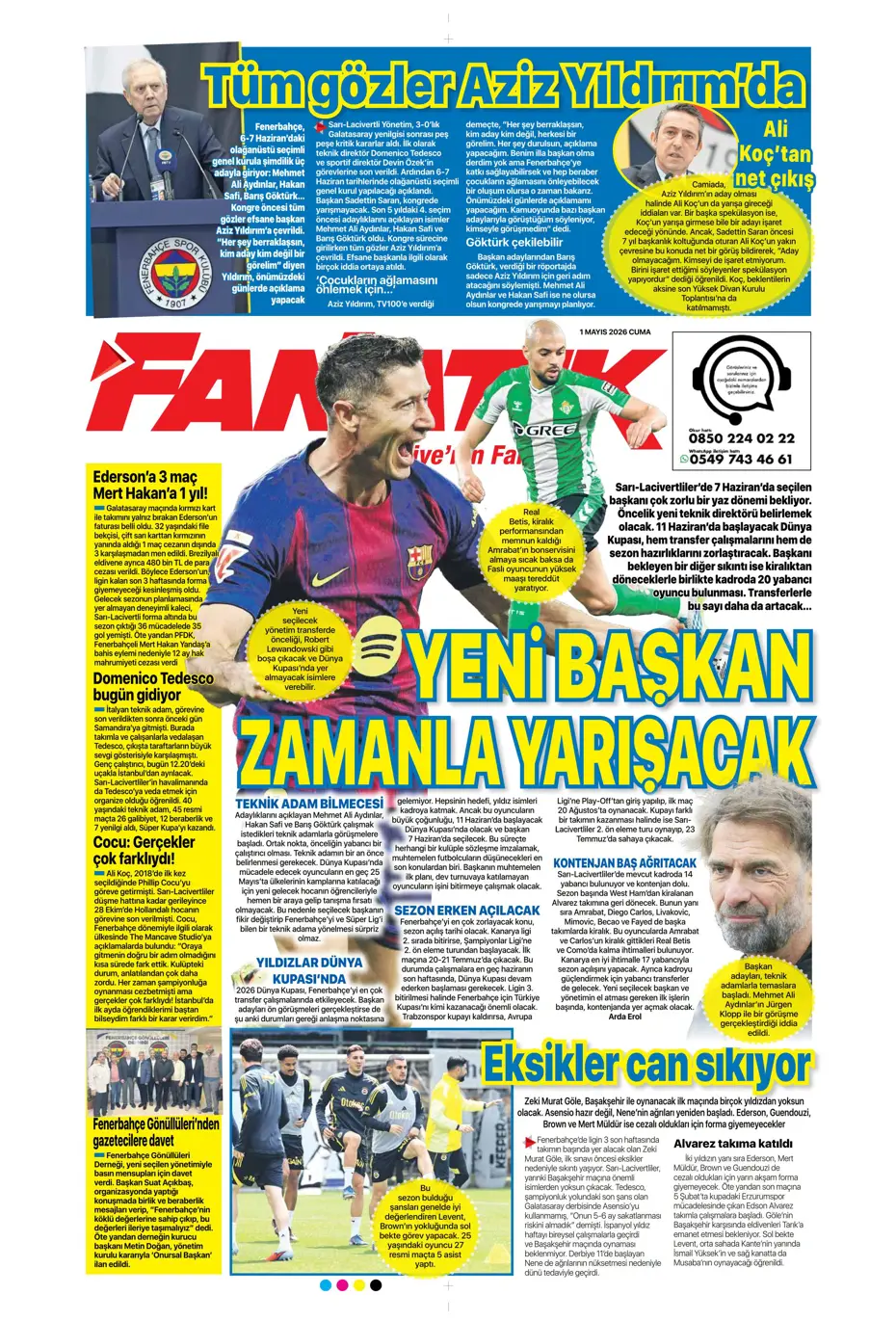 Fenerbahçe'den Salah bombası: Görüşme yapıldı | Sporun manşetleri - 18 Fenerbahçe'den Salah bombası: Görüşme yapıldı | Sporun manşetleri - 18