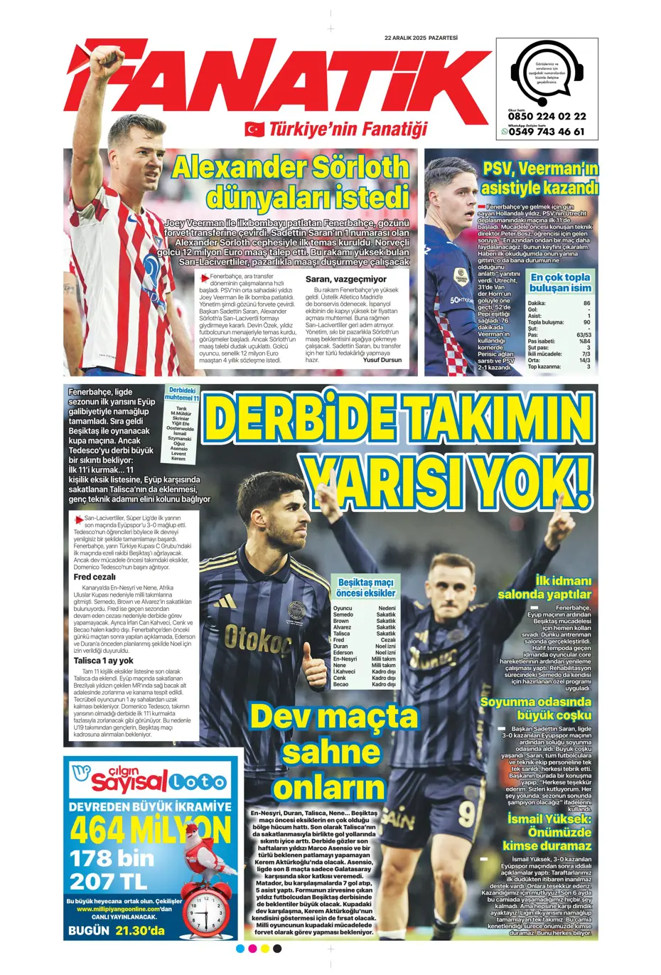 "Fenerbahçe'de 2 isim takımdan ayrılıyor: 35 milyon euro" | Sporun manşetleri - 37