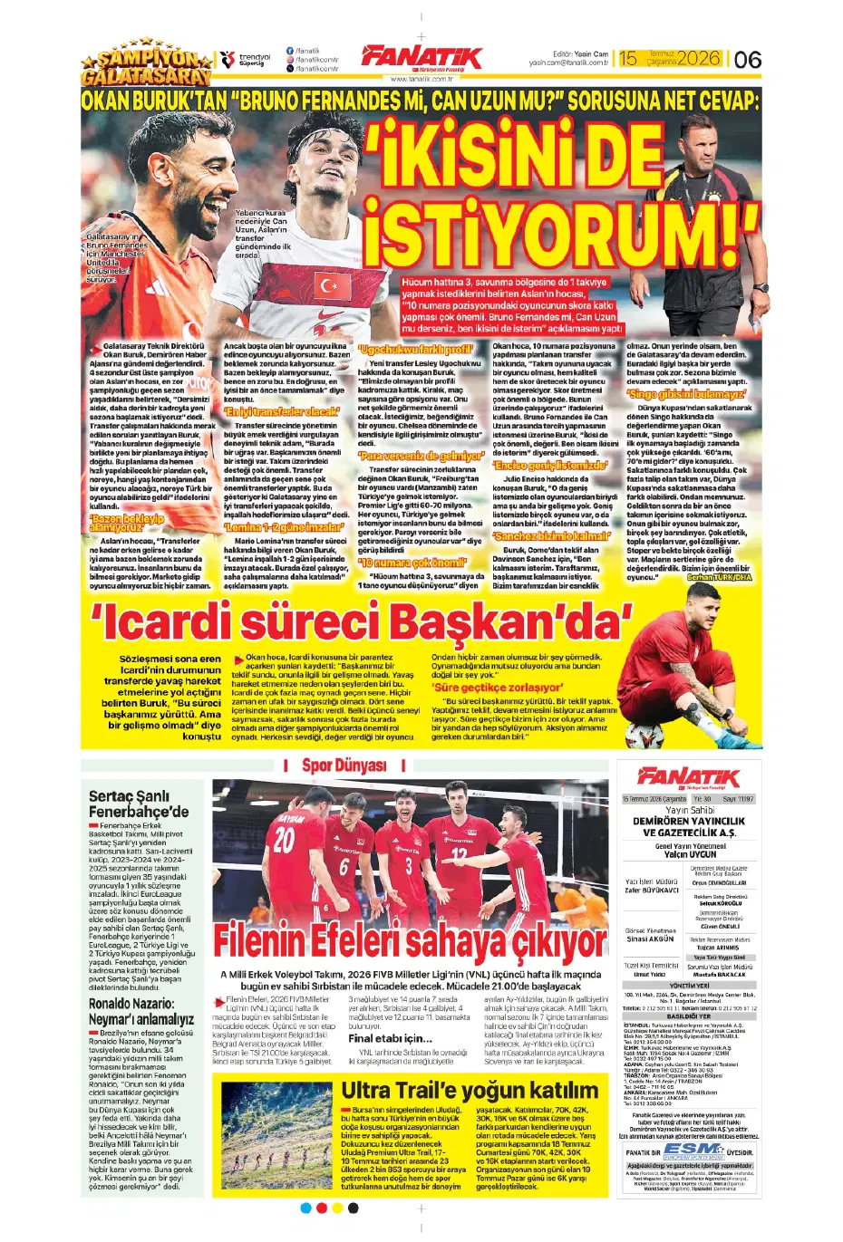 "Sıra geldi Rashford'a" | Sporun manşetleri - 7