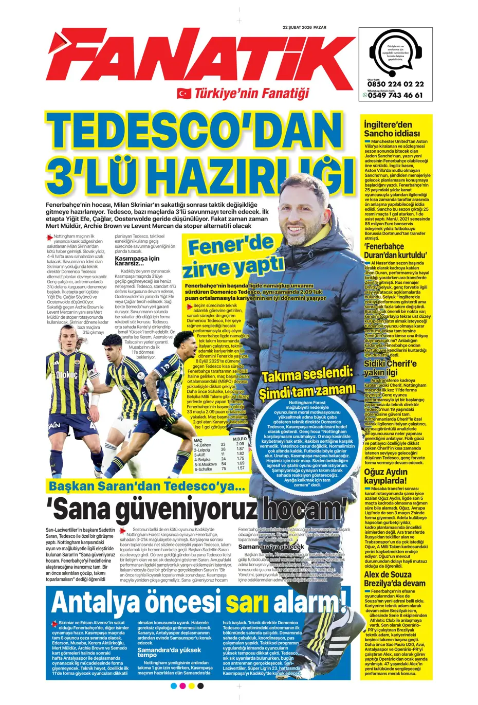 "Beklenen golcü Sörloth" | Sporun manşetleri - 28