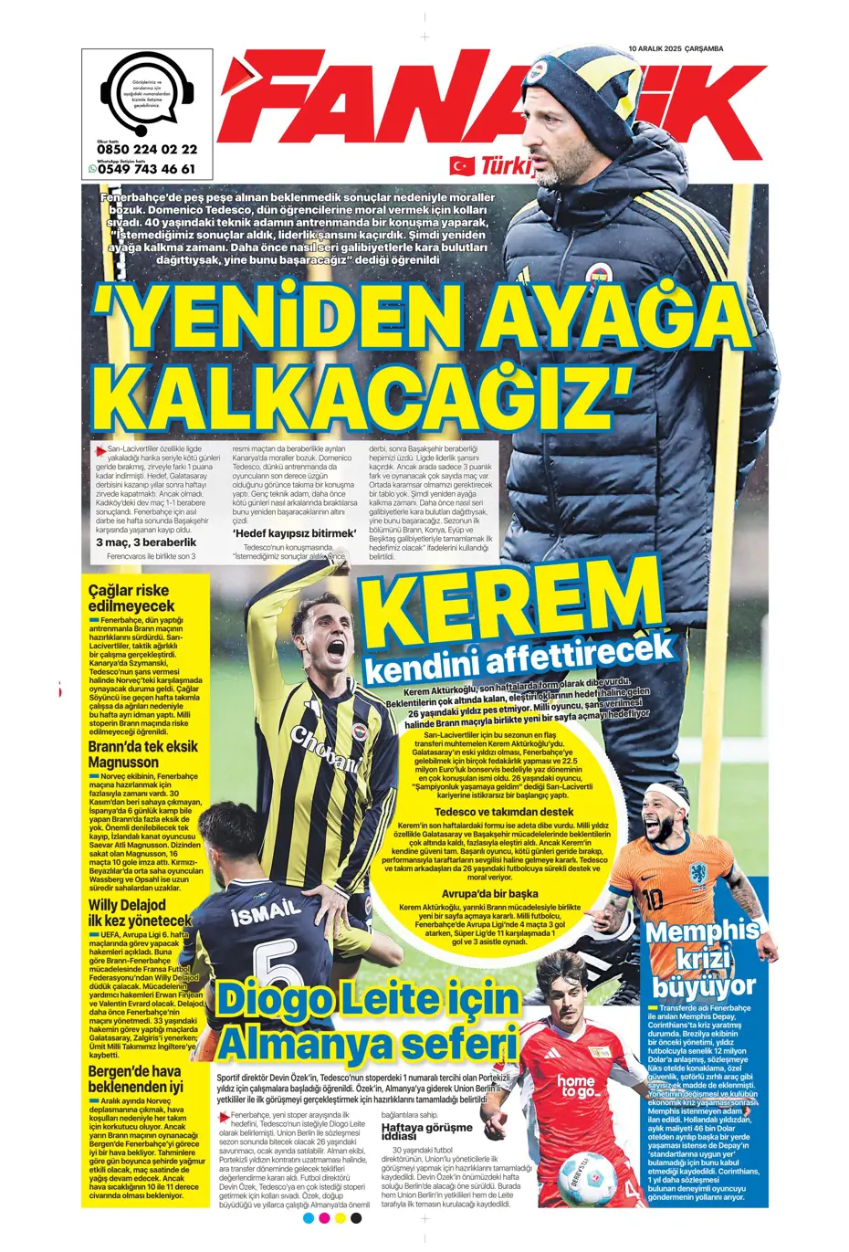 "Galatasaray 10 saniyede yıkıldı" | Sporun manşetleri - 26