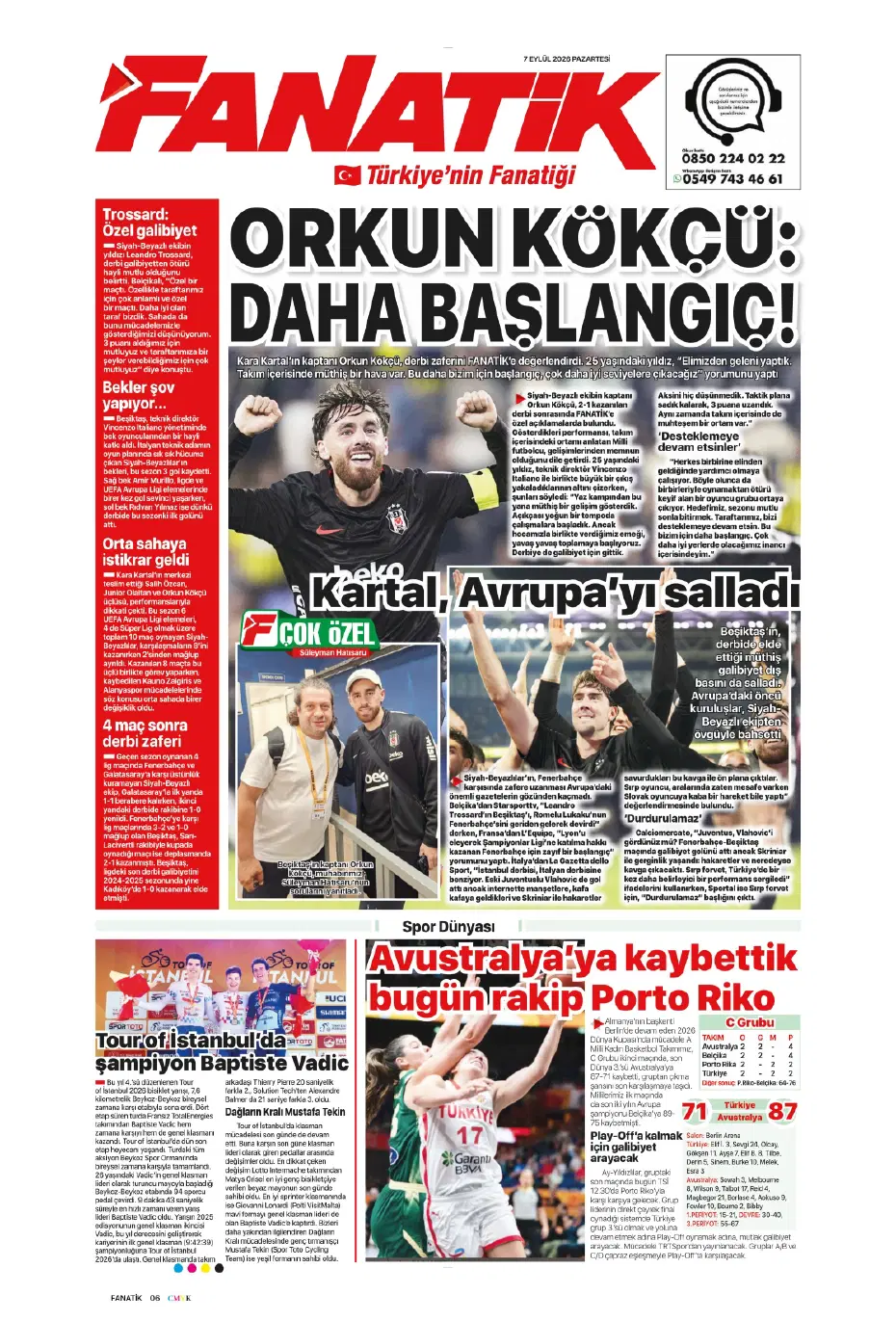 "İsmail Kartal'ın kader virajı" | Sporun manşetleri - 26