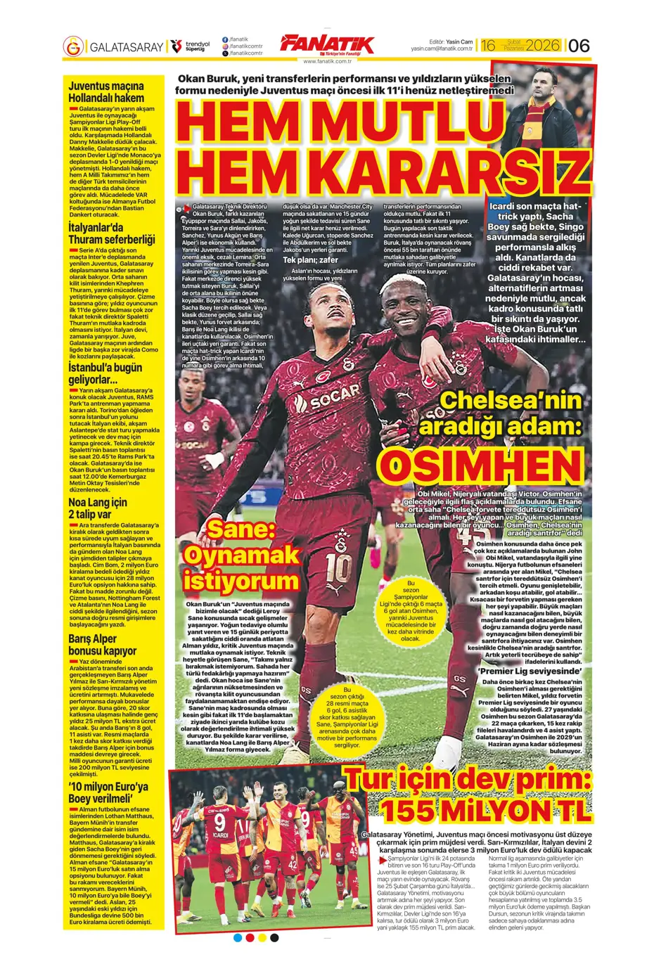 "Galatasaray Fenerbahçe'yi FIFA'ya şikayet ediyor" | Sporun manşetleri - 20