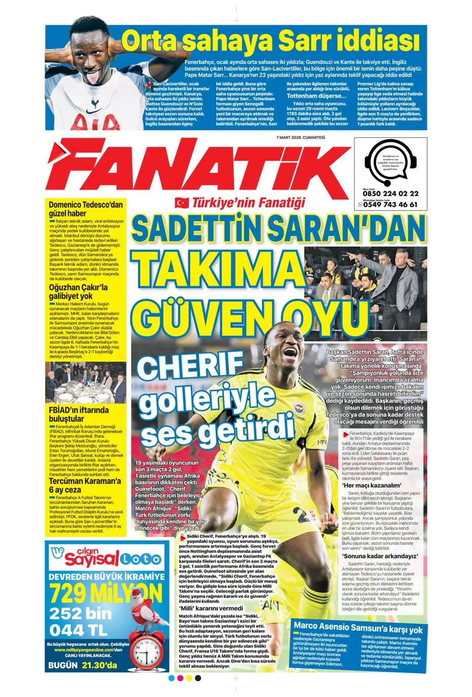 "Tedesco'ya Alman ve İtalyan markajı" | Sporun manşetleri - 35