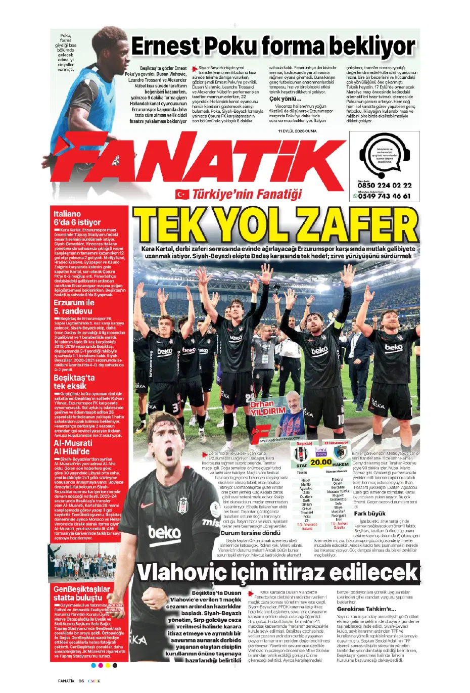 "İsmail Kartal gitti, geldi" | Sporun manşetleri - 22