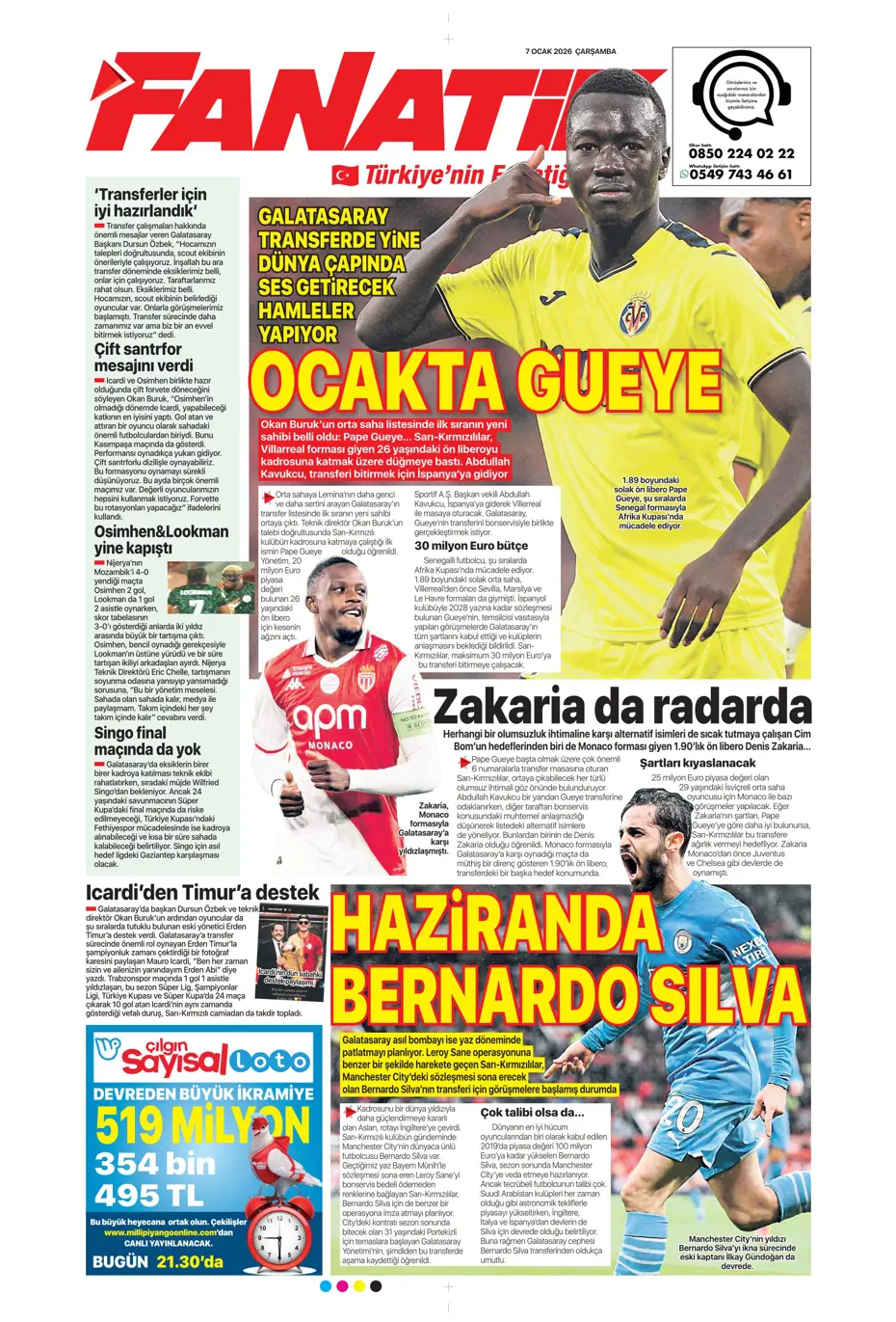 "İrfan Can Kahveci bugün resmi imzayı atacak" | Sporun manşetleri - 29