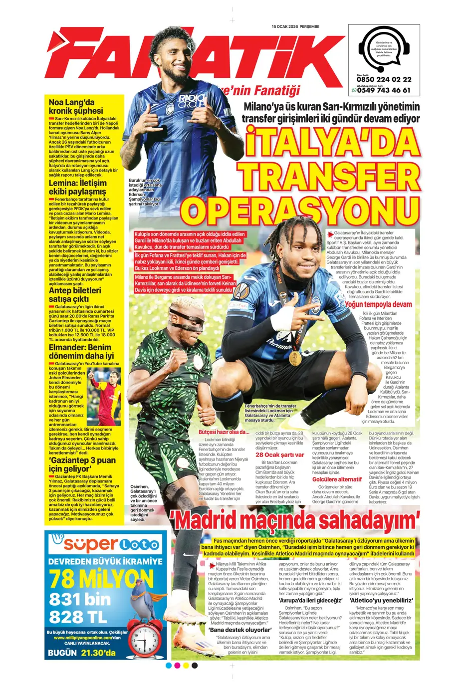 "Galatasaray'dan ters köşeye yatıran transfer: Manuel Locatelli" | Sporun manşetleri - 28