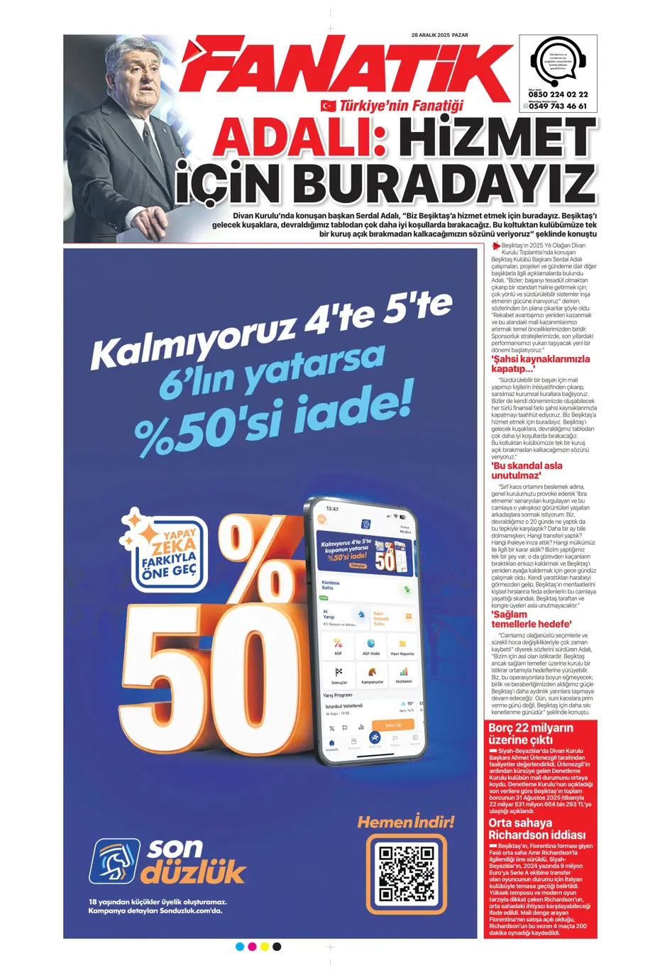 "Fenerbahçe'ye Szymanski piyangosu: Kabul ettiler" | Sporun manşetleri - 34 "Fenerbahçe'ye Szymanski piyangosu: Kabul ettiler" | Sporun manşetleri - 34