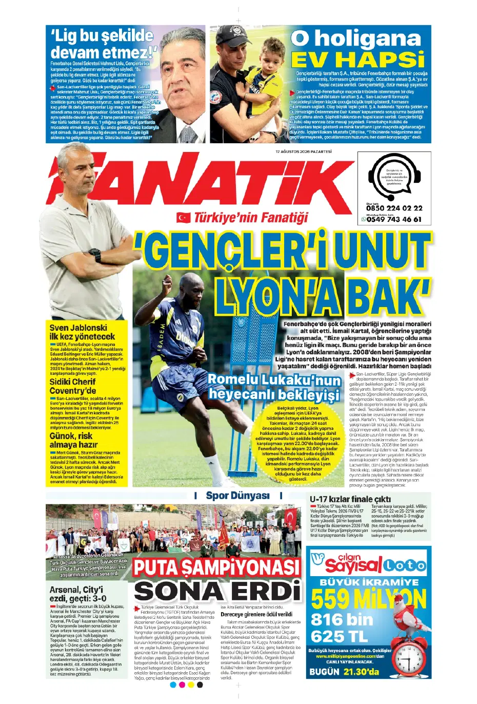 Fenerbahçe'de 2. kaptan Hakan Çalhanoğlu | Sporun manşetleri - 19 Fenerbahçe'de 2. kaptan Hakan Çalhanoğlu | Sporun manşetleri - 19