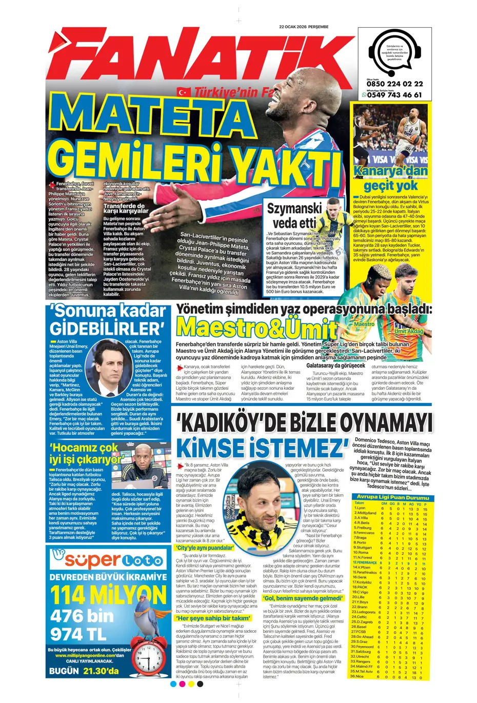 "Galatasaray'dan Atletico maçı sonrası 2 transfer birden" | Sporun manşetleri - 23