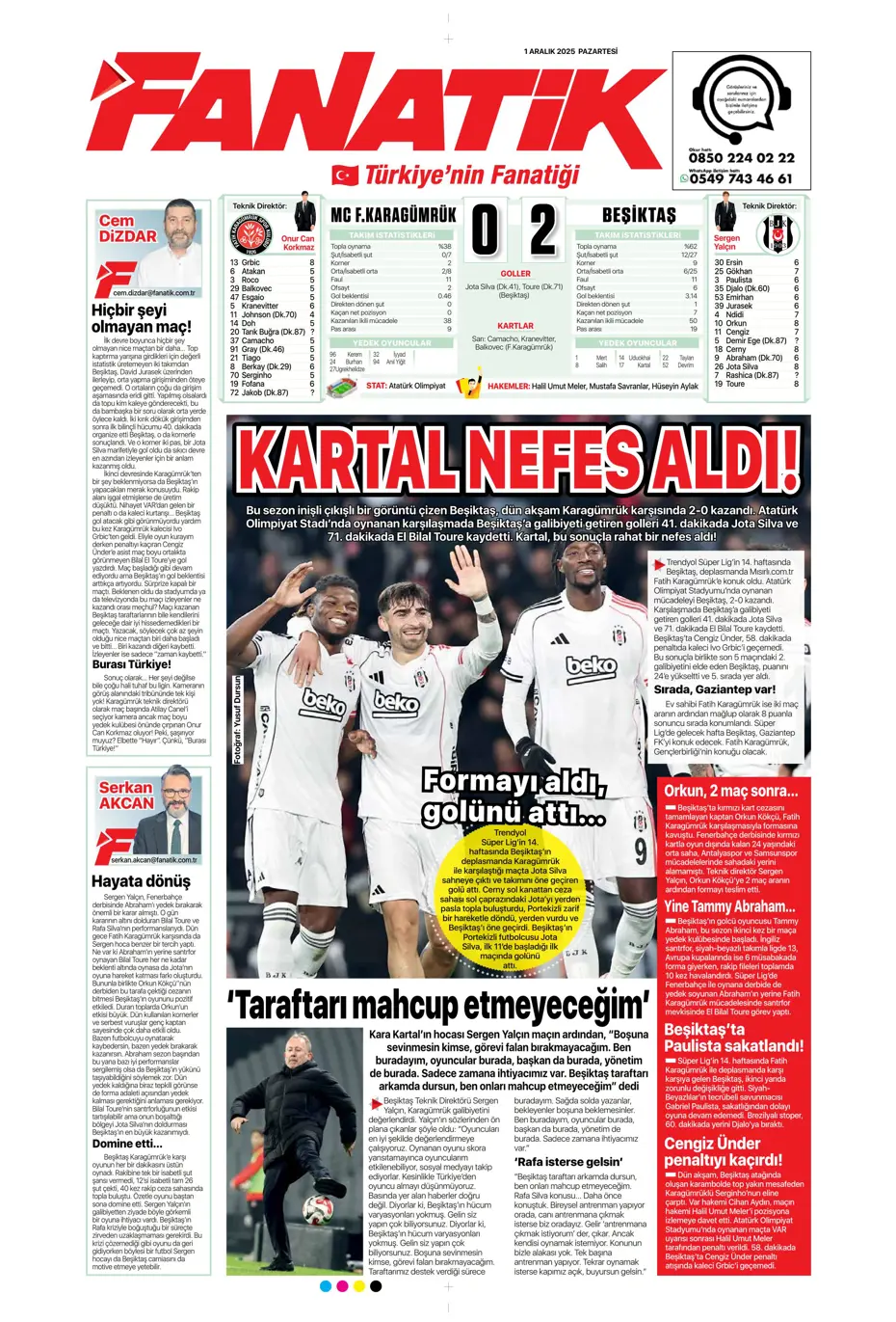 "Kadıköy'de 30 milyarlık dev buluşma" | Sporun manşetleri - 30