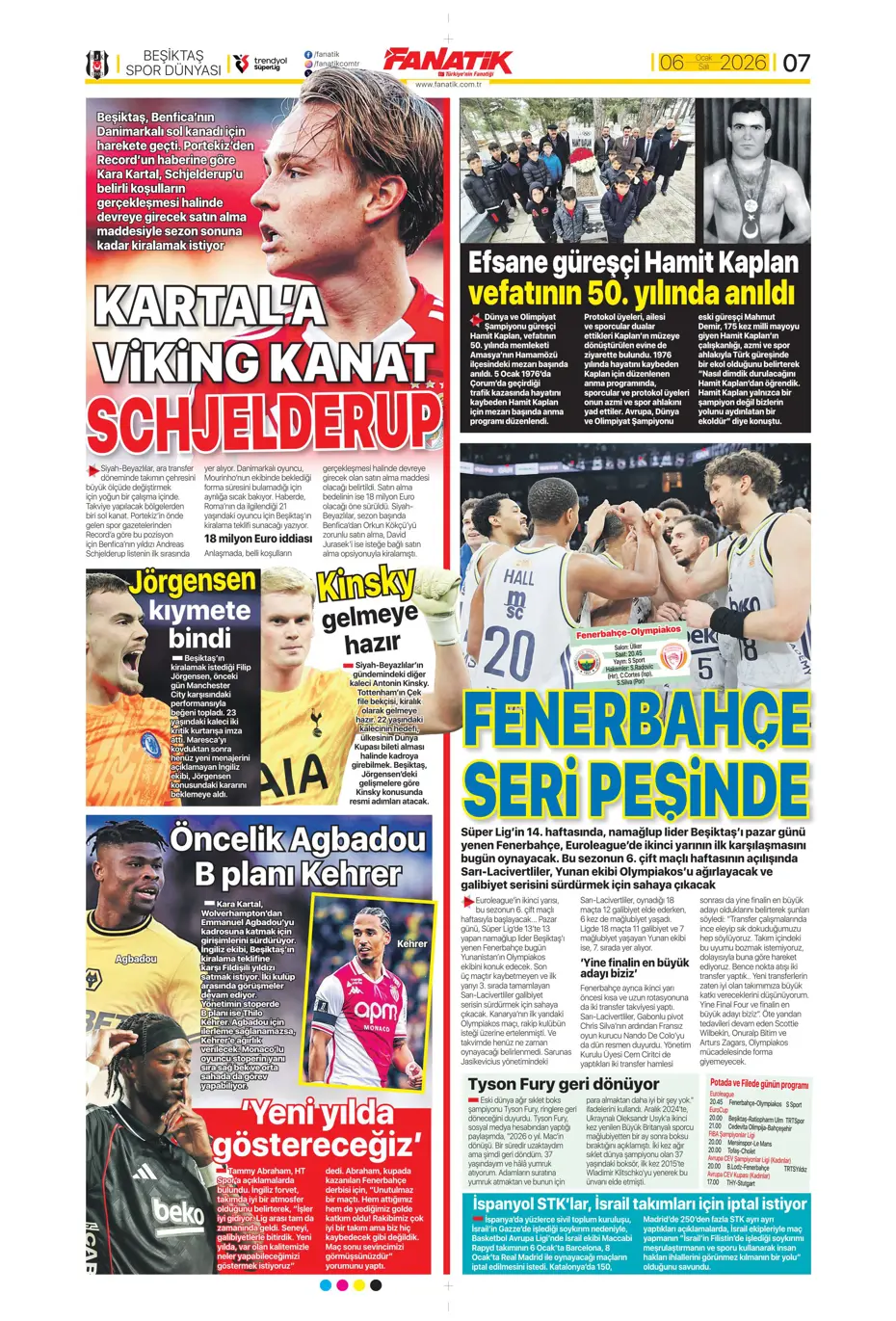 "Lookman Afrika Kupası'ndan direkt İstanbul'a" | Sporun manşetleri - 25 "Lookman Afrika Kupası'ndan direkt İstanbul'a" | Sporun manşetleri - 25