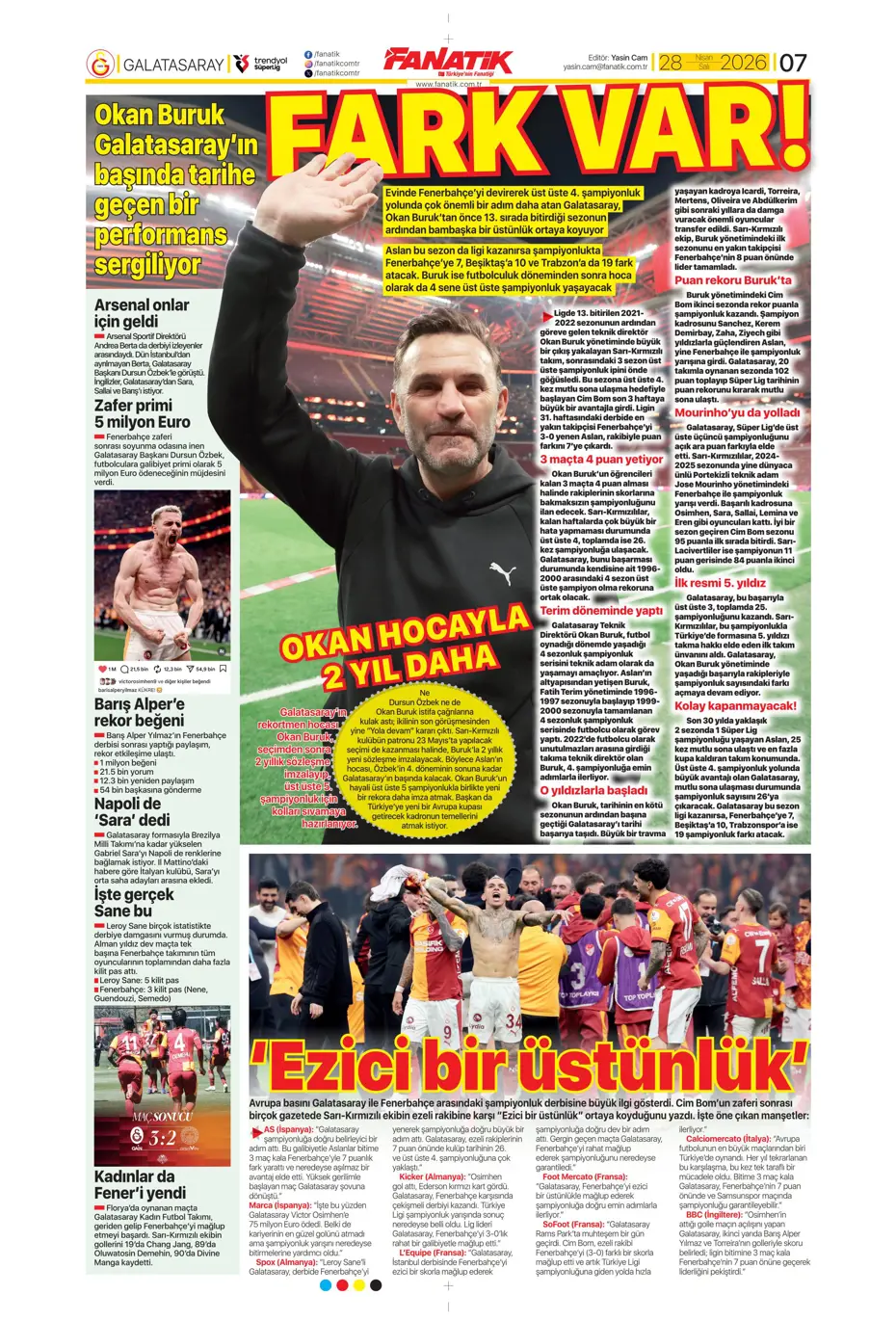 Osimhen'i Galatasaray'dan almaya geldiler! Dursun Özbek'le görüşme | Sporun manşetleri - 36 Osimhen'i Galatasaray'dan almaya geldiler! Dursun Özbek'le görüşme | Sporun manşetleri - 36