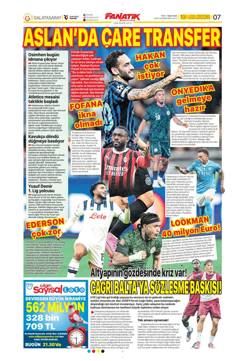 "Sonunda Maestro bombası patlıyor" | Sporun manşetleri - 14