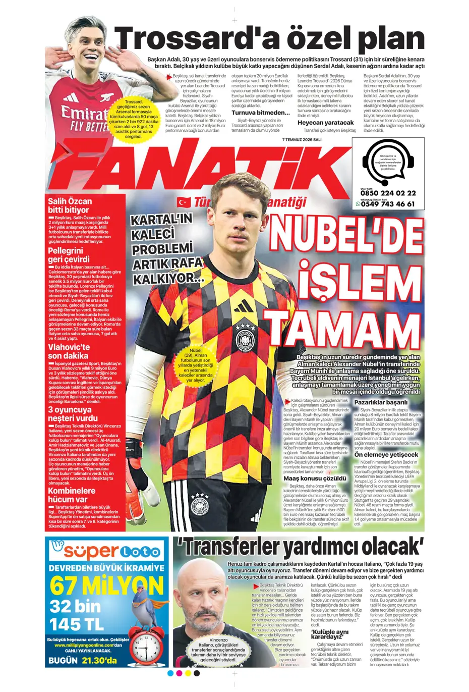 "Ve Greenwood, Fenerbahçe'de" | Sporun manşetleri - 21