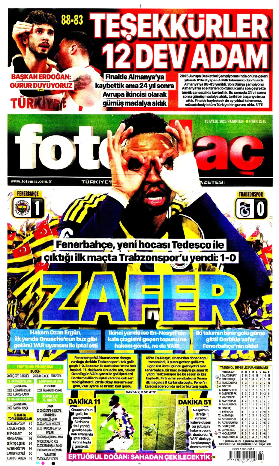 "Galatasaray'da Leroy Sane sıkıntısı" | Sporun manşetleri - 23