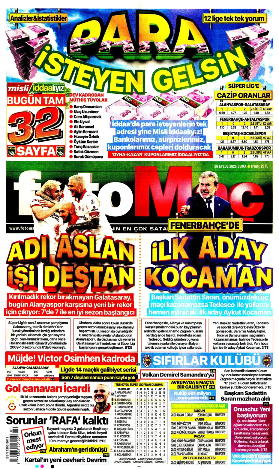 "Volkan Demirel'den Fenerbahçe'ye cevap" | Sporun manşetleri - 26