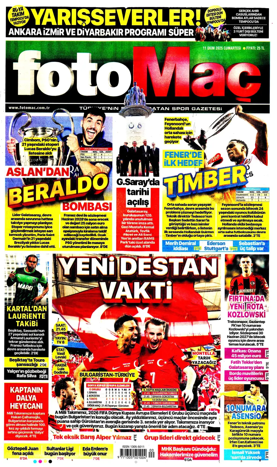 "Sergen Yalçın'ın yeni hedefi Çağlar Söyüncü" | Sporun manşetleri - 33