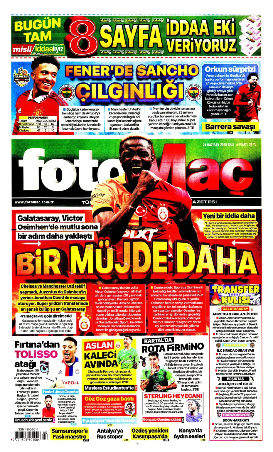 "Victor Osimhen'de son 16 gün" | Sporun manşetleri - 27