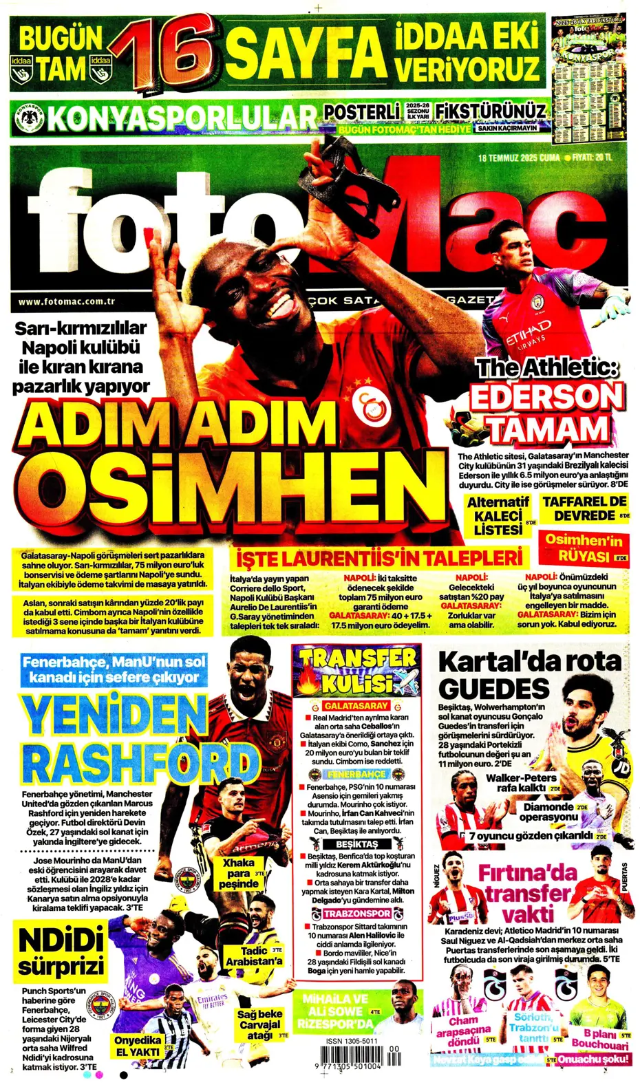 "Fenerbahçe'ye En-Nesyri piyangosu" | Sporun manşetleri - 25