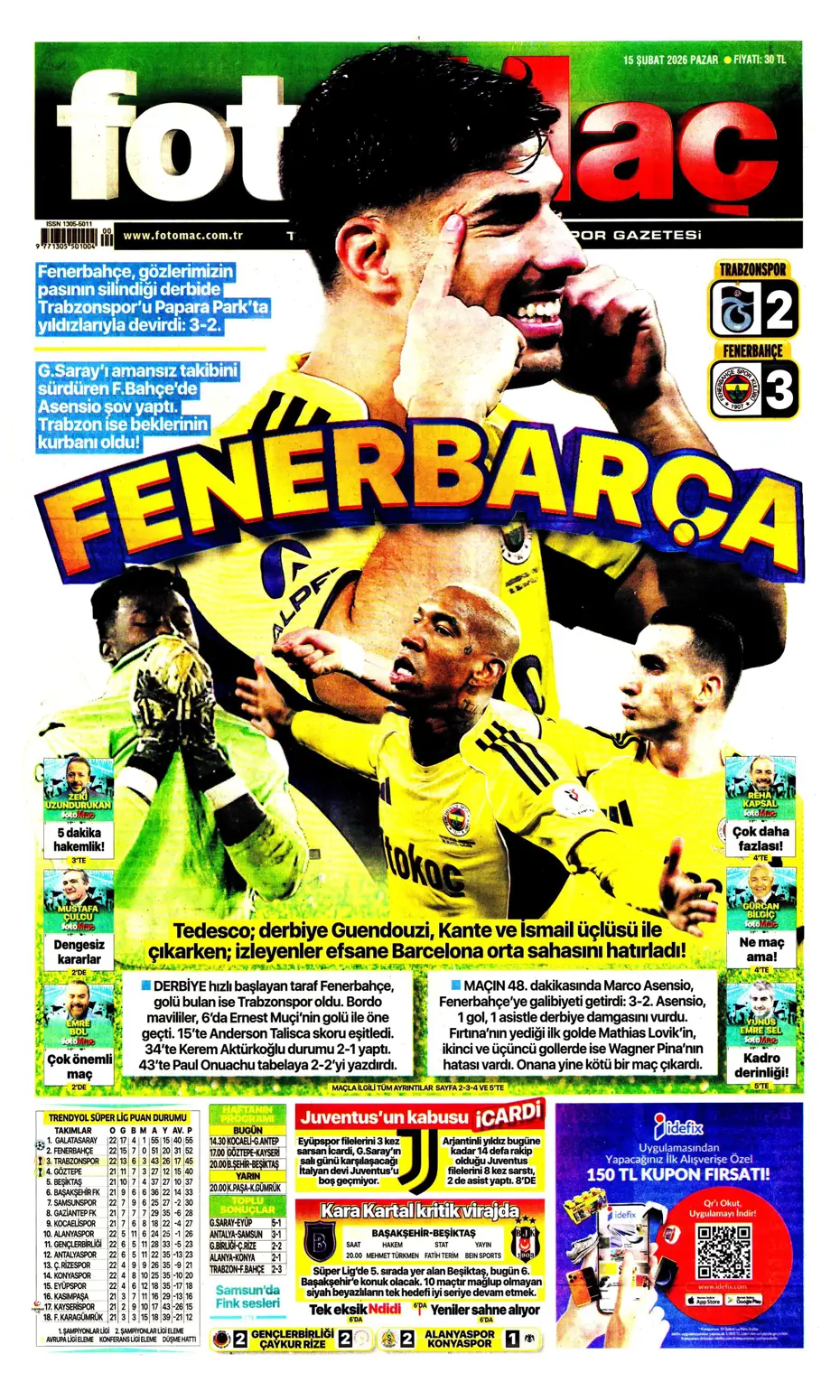 "Eyvah! Galatasaray'da Yunus Akgün endişesi" | Sporun manşetleri - 39 "Eyvah! Galatasaray'da Yunus Akgün endişesi" | Sporun manşetleri - 39