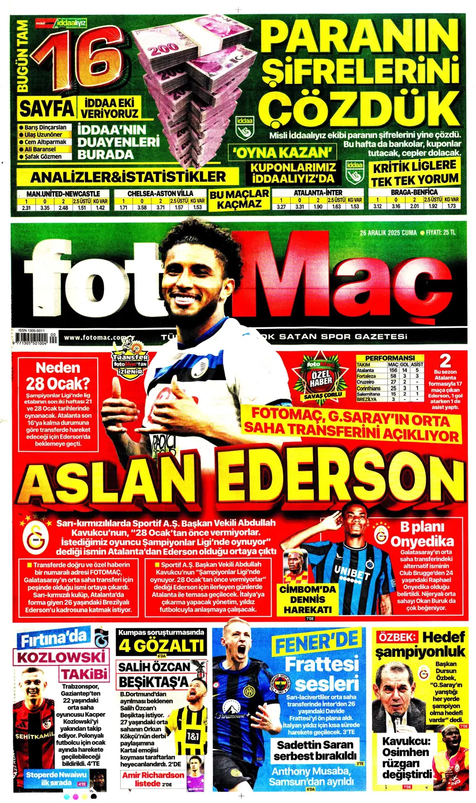 "Kerem Aktürkoğlu'na beklenmedik talip çıktı" | Sporun manşetleri - 17