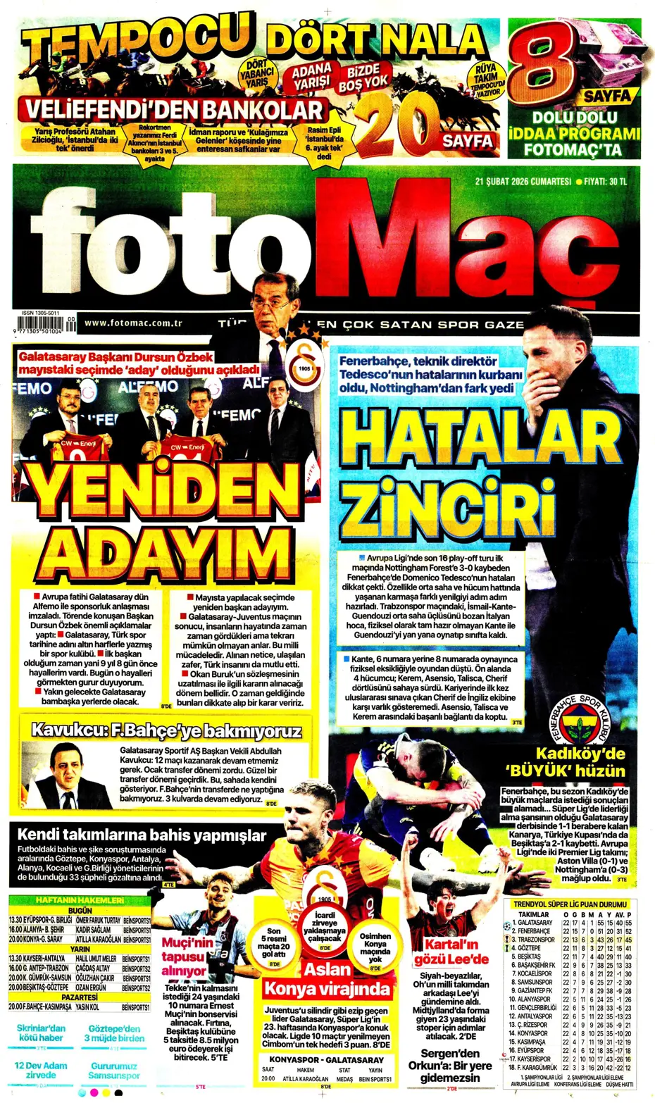 "İlk transfer Altay Bayındır" | Sporun manşetleri - 23