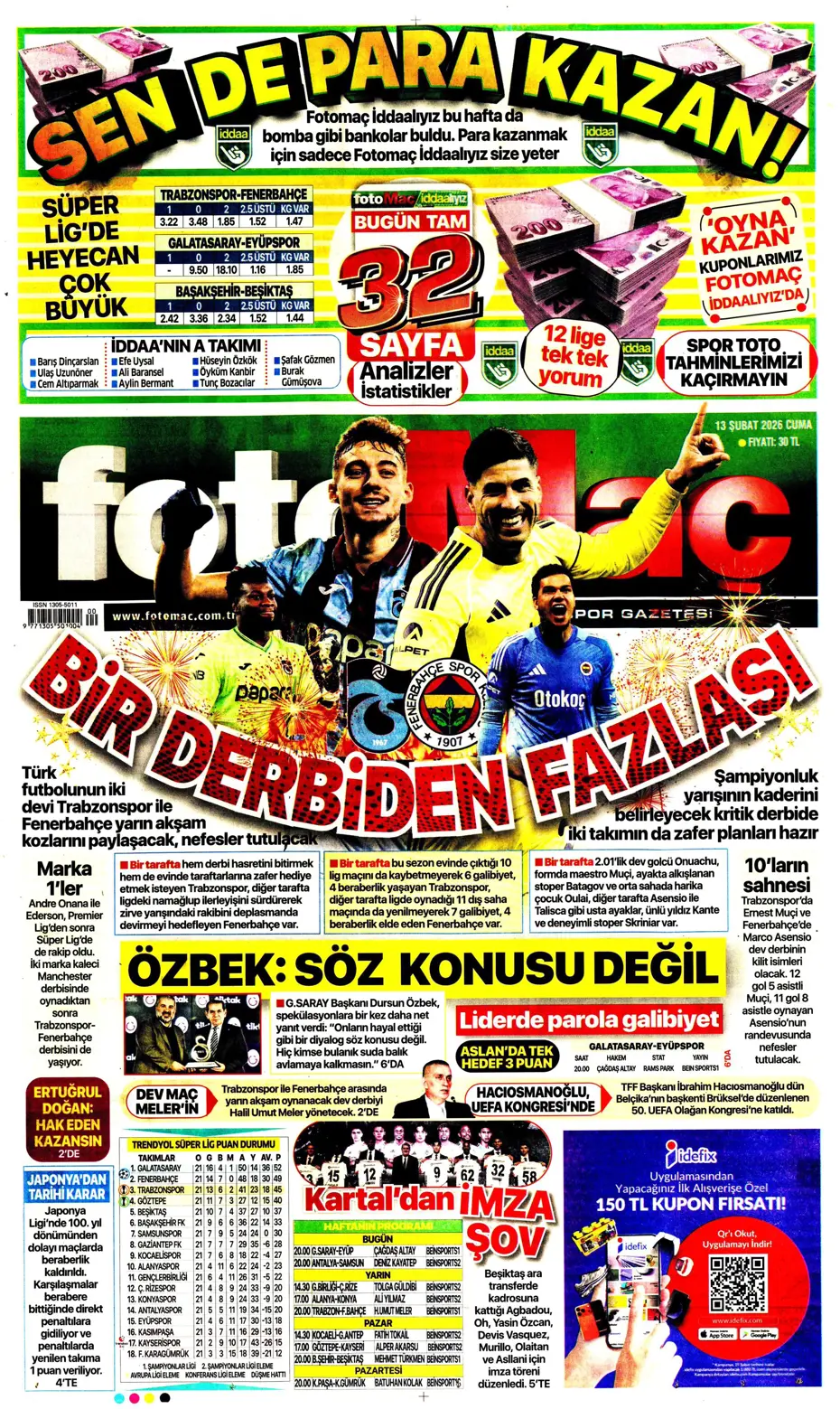 "Tedesco teklifi kabul etmeye yakın" | Sporun manşetleri - 6