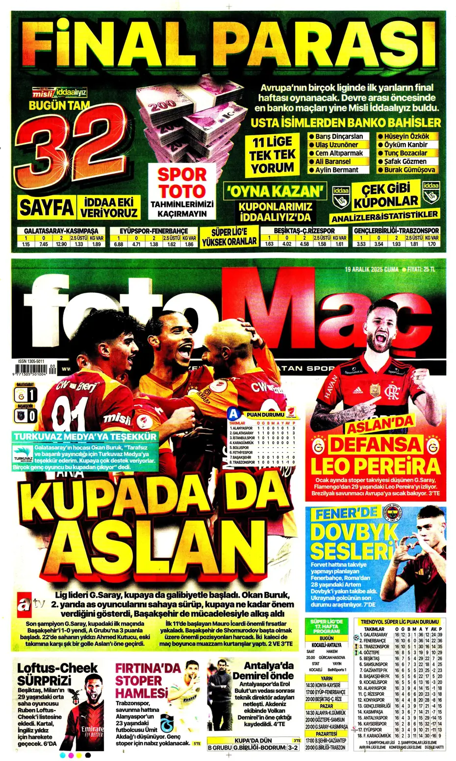 "Ve Lucas Beraldo'dan Galatasaray'a cevap geldi" | Sporun manşetleri - 14