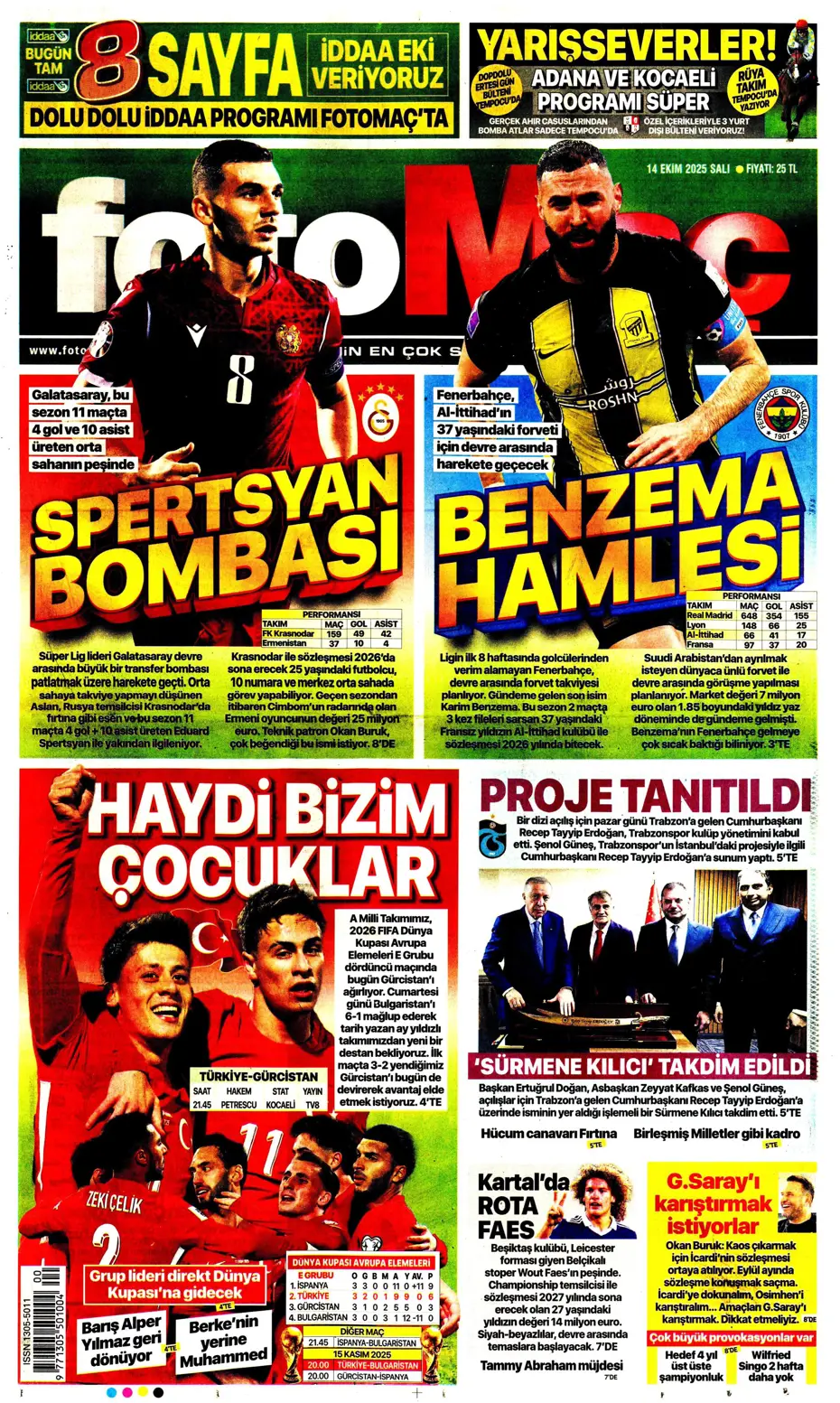 "Beşiktaş'ta İrfan Can Kahveci sürprizi" | Sporun manşetleri - 25 "Beşiktaş'ta İrfan Can Kahveci sürprizi" | Sporun manşetleri - 25