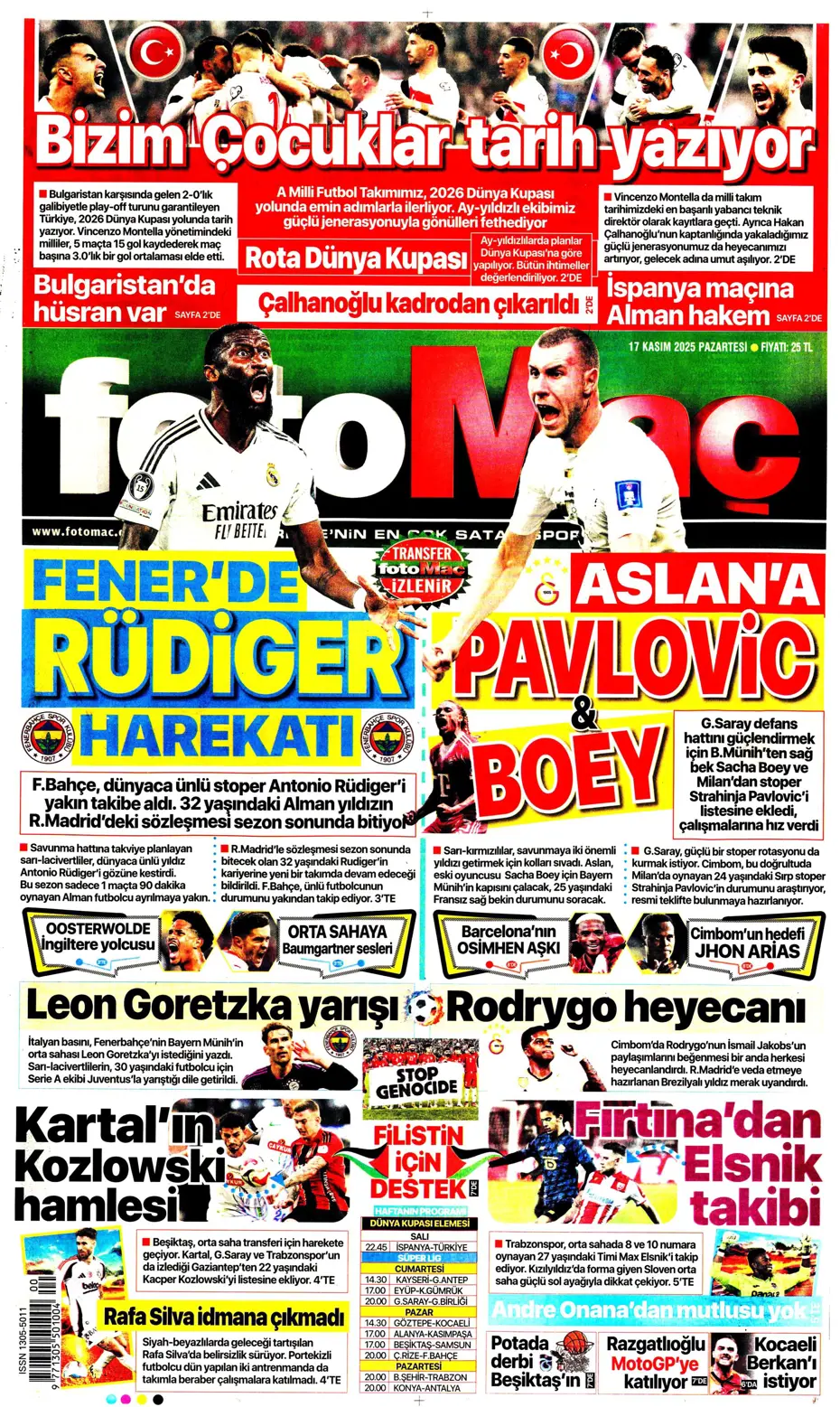 "Tedesco ilk bileti kesti: "Kendine takım bul" | Sporun manşetleri - 25 "Tedesco ilk bileti kesti: "Kendine takım bul" | Sporun manşetleri - 25