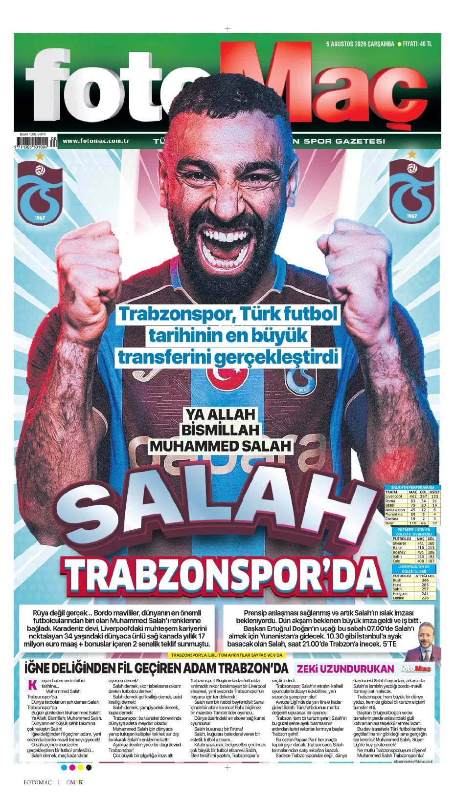 Salah sonrası Trabzonspor'un yeni bombası Süper Lig'den | Sporun manşetleri - 24