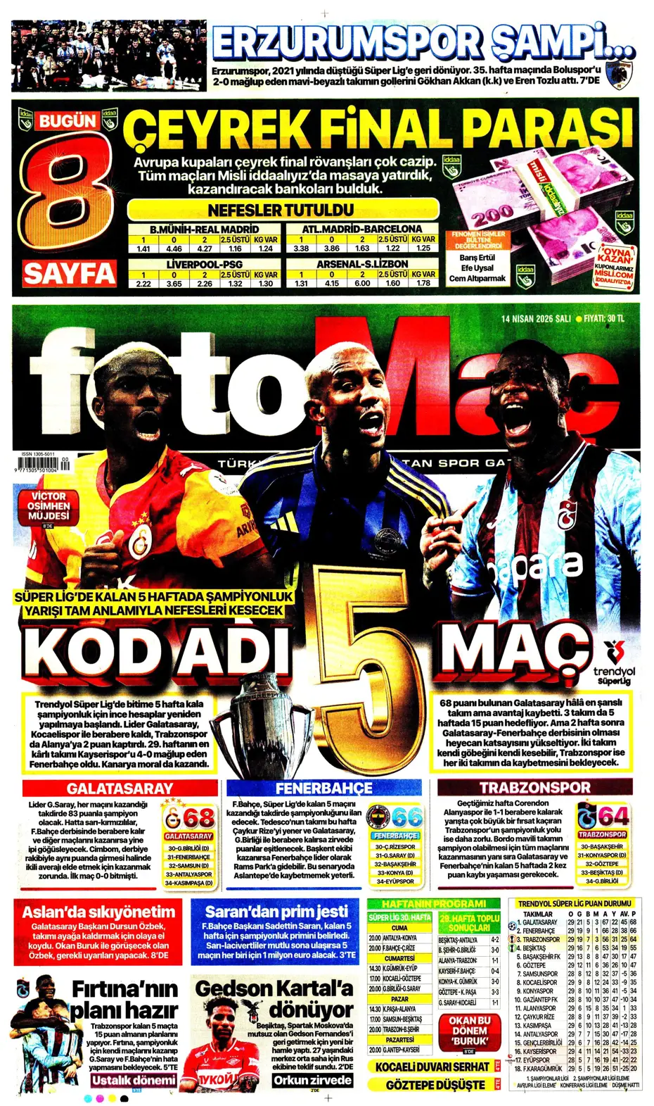 Tedesco takımdan ayrılmasına izin verdi, Fenerbahçe'ye veda ediyor | Sporun manşetleri - 13